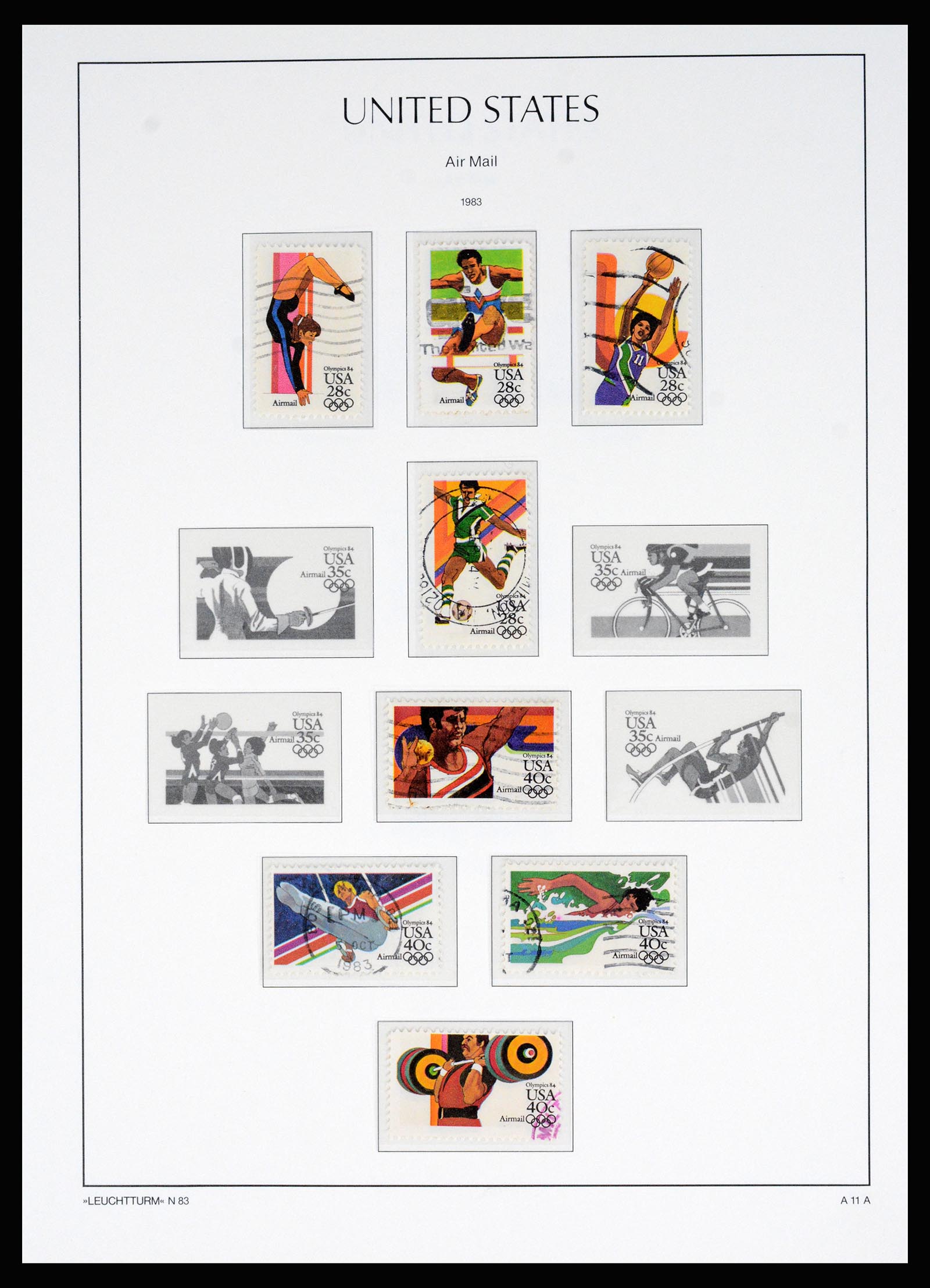 37129 077 - Postzegelverzameling 37129 USA 1851-1990.