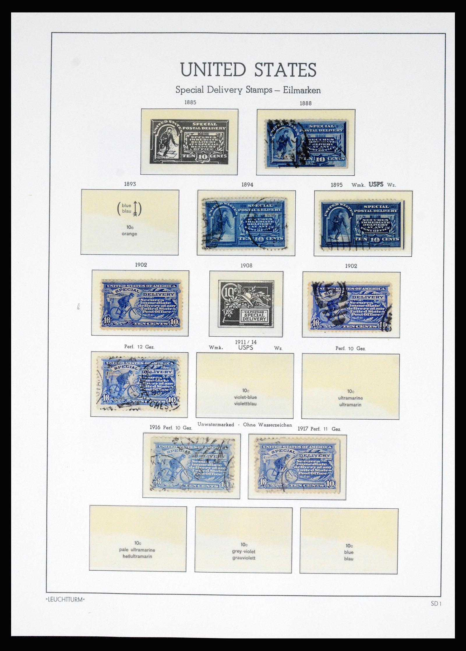 37129 080 - Postzegelverzameling 37129 USA 1851-1990.