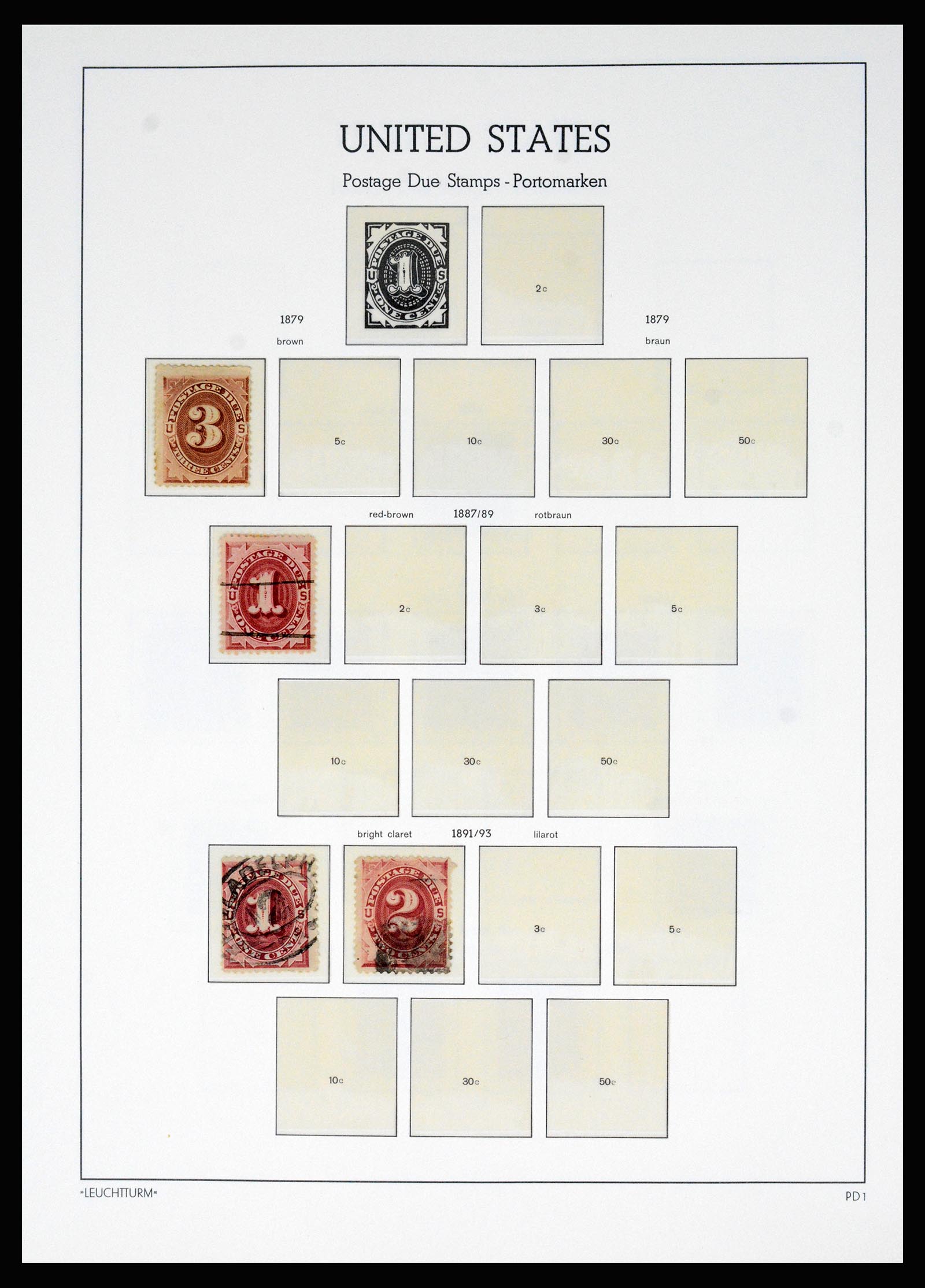 37129 083 - Postzegelverzameling 37129 USA 1851-1990.