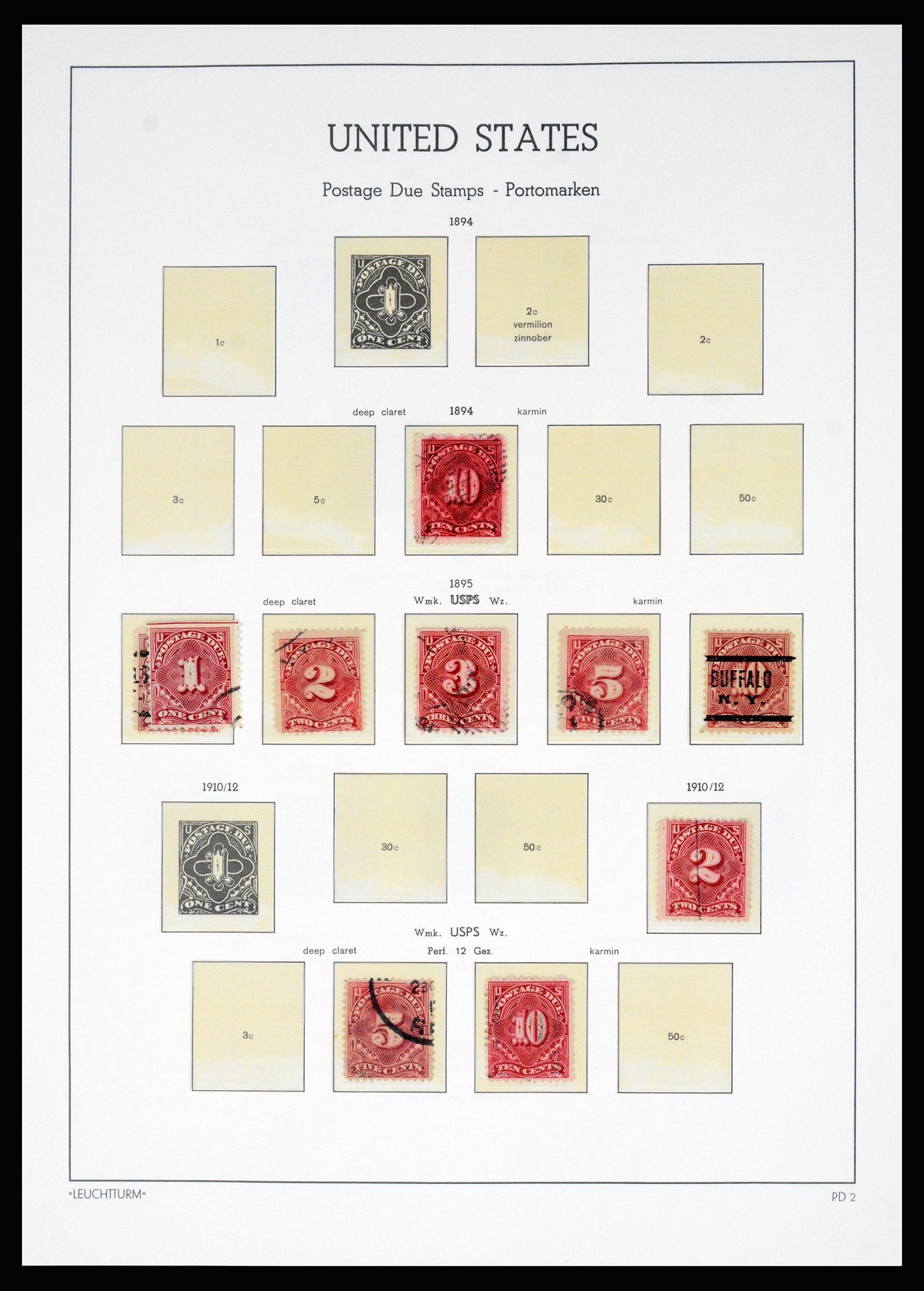 37129 084 - Postzegelverzameling 37129 USA 1851-1990.