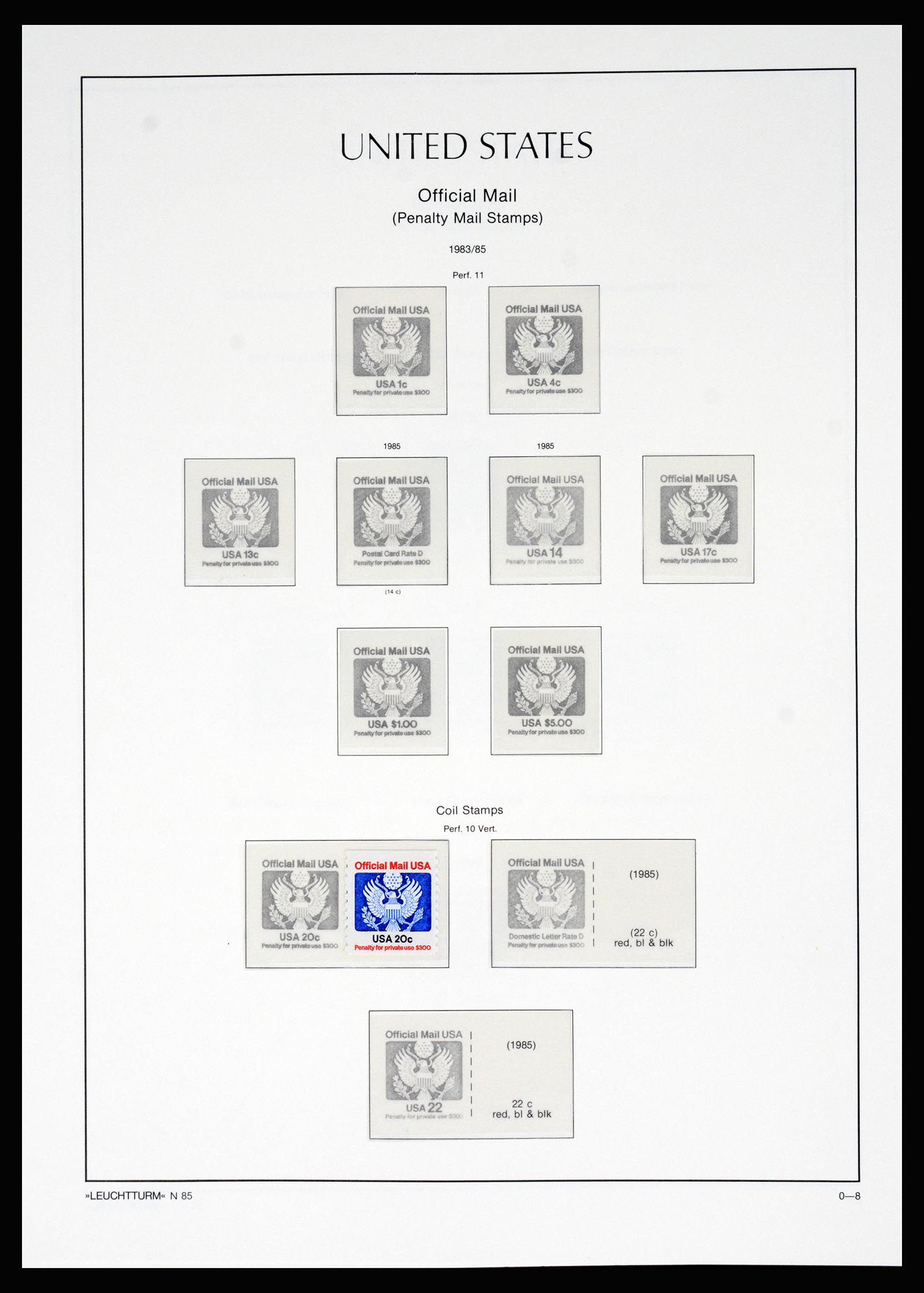 37129 092 - Postzegelverzameling 37129 USA 1851-1990.