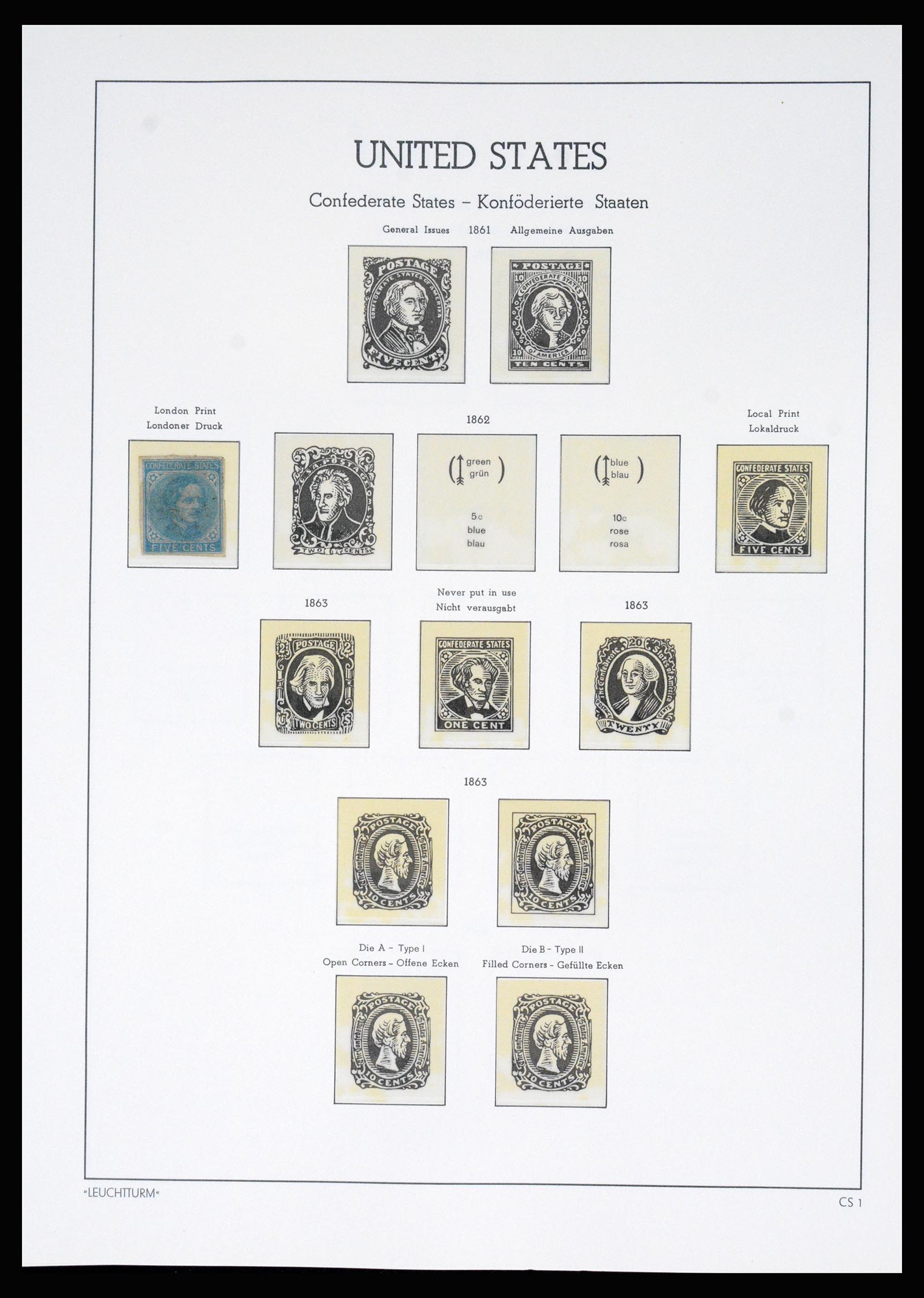 37129 095 - Postzegelverzameling 37129 USA 1851-1990.