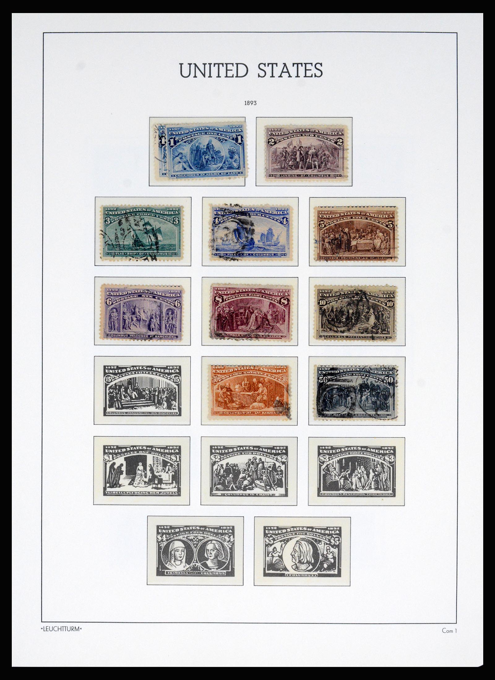 37129 096 - Postzegelverzameling 37129 USA 1851-1990.