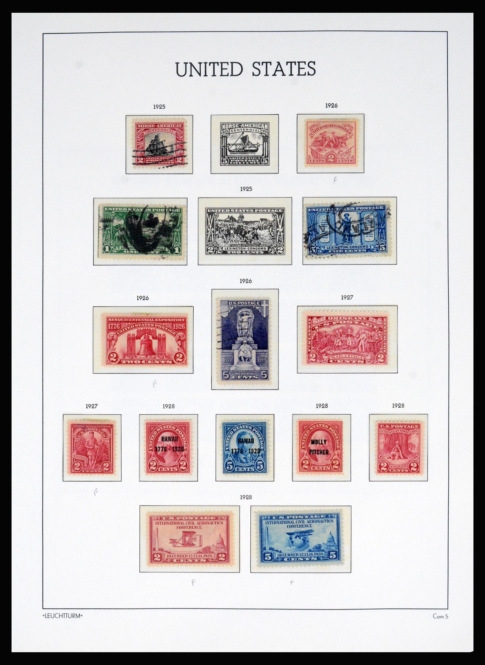 37129 100 - Postzegelverzameling 37129 USA 1851-1990.
