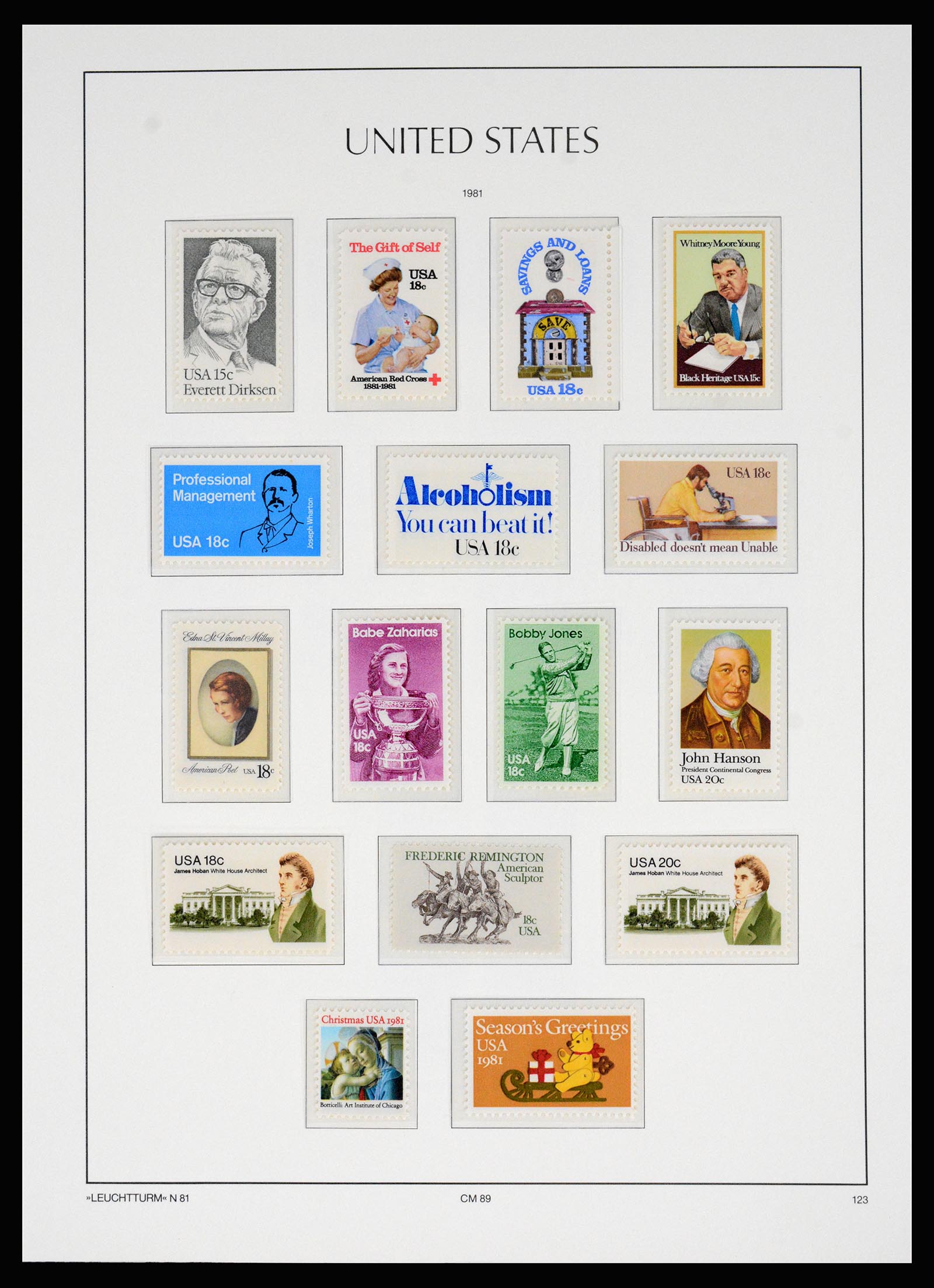 37129 201 - Postzegelverzameling 37129 USA 1851-1990.