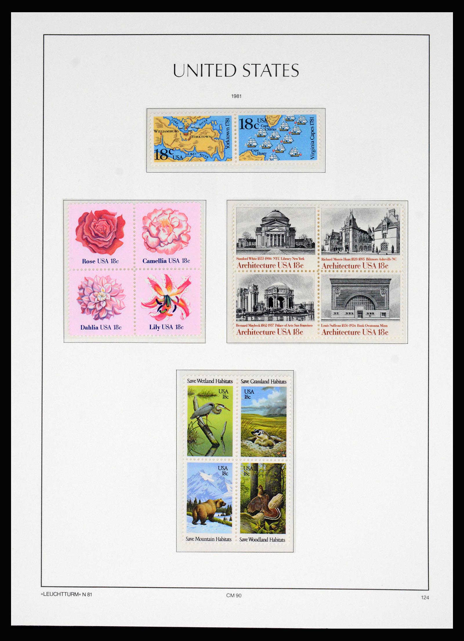 37129 202 - Postzegelverzameling 37129 USA 1851-1990.