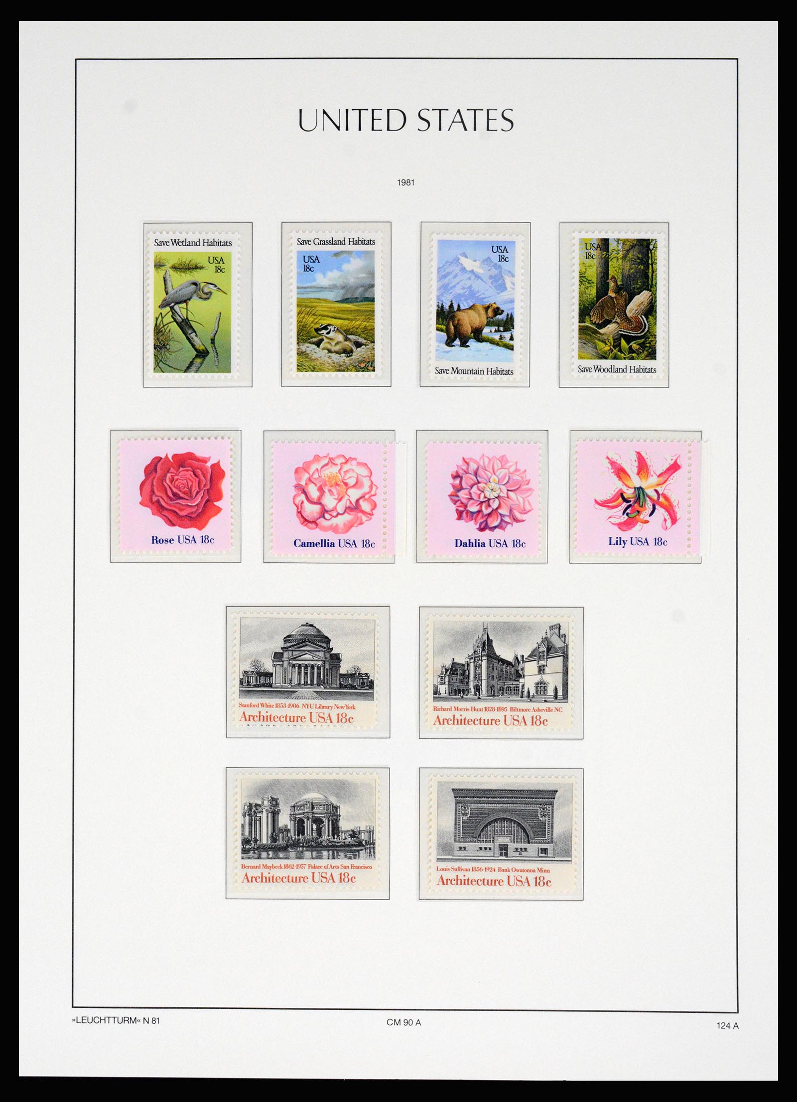 37129 203 - Postzegelverzameling 37129 USA 1851-1990.