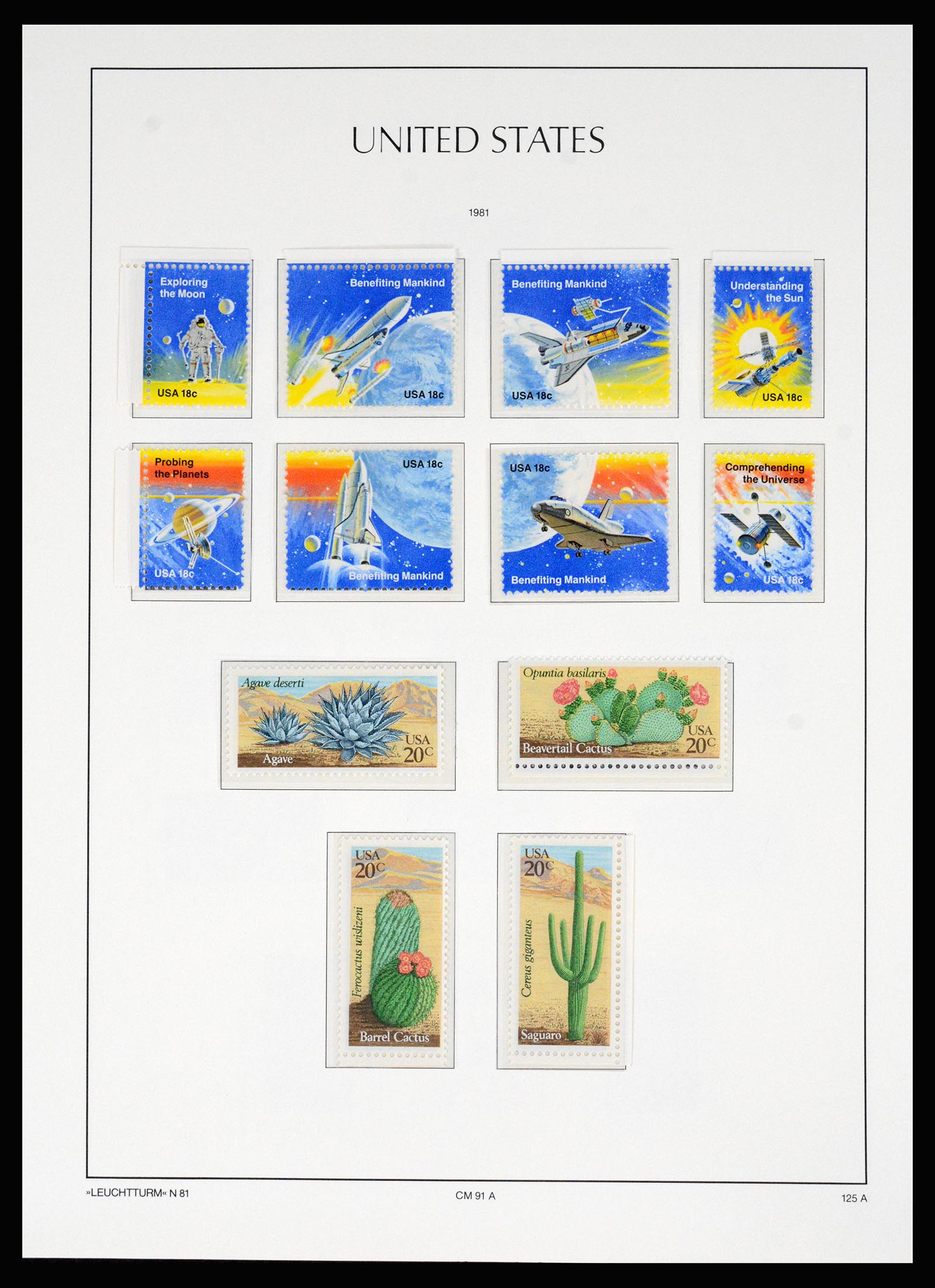 37129 205 - Postzegelverzameling 37129 USA 1851-1990.