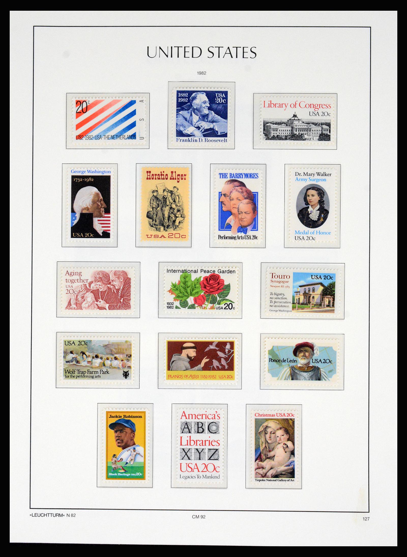 37129 206 - Postzegelverzameling 37129 USA 1851-1990.