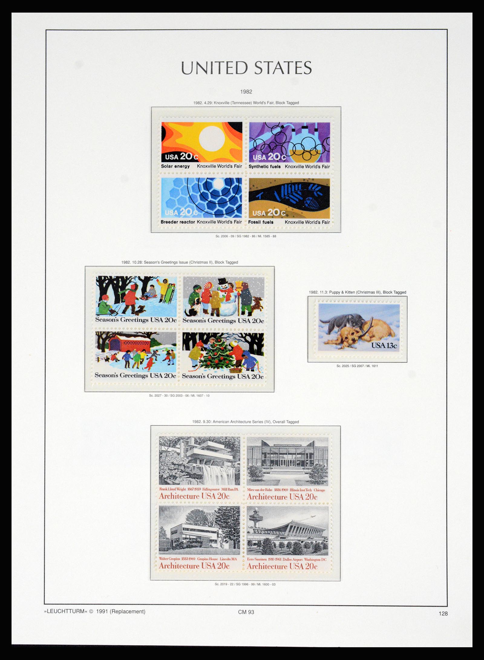 37129 207 - Postzegelverzameling 37129 USA 1851-1990.