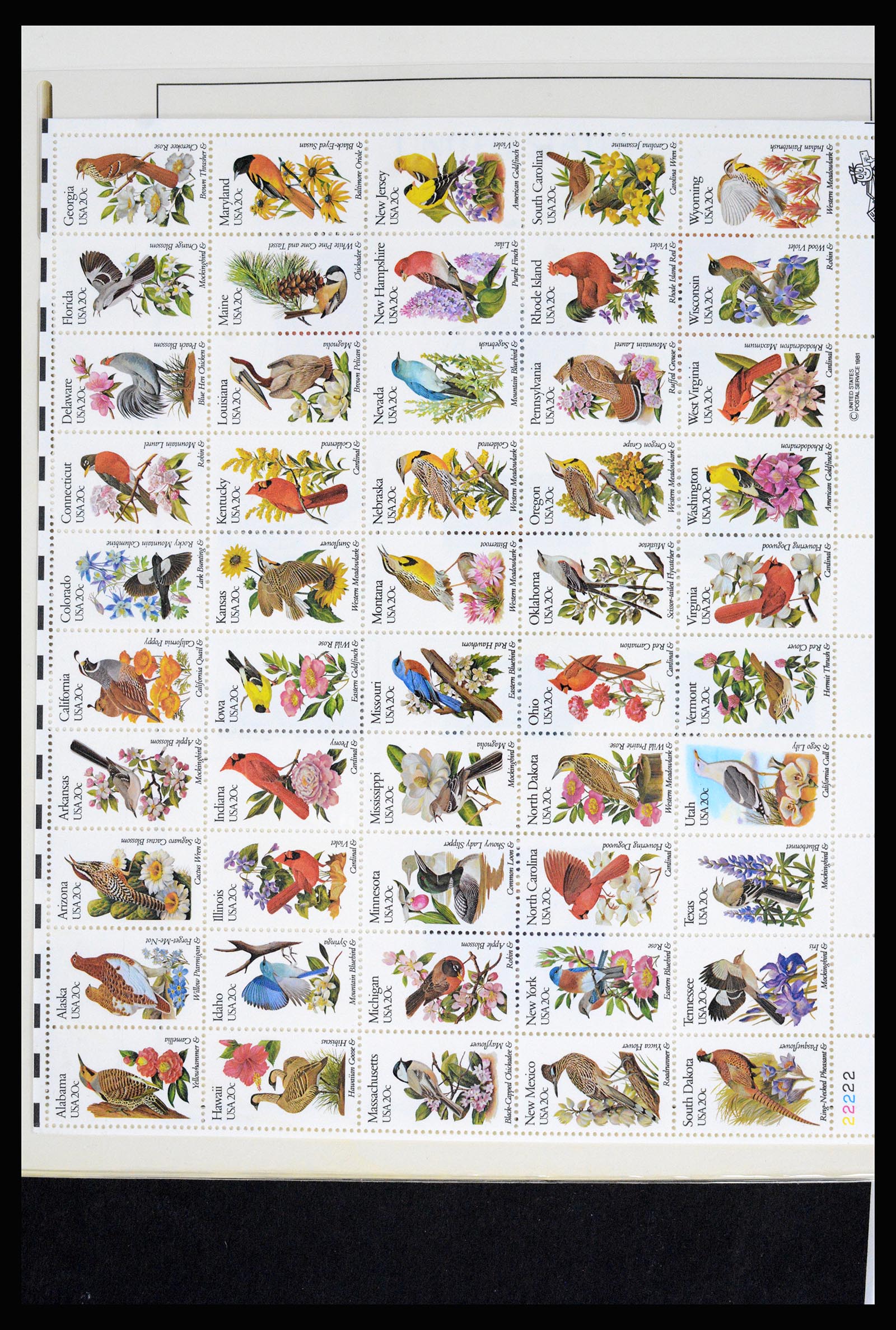 37129 209 - Postzegelverzameling 37129 USA 1851-1990.