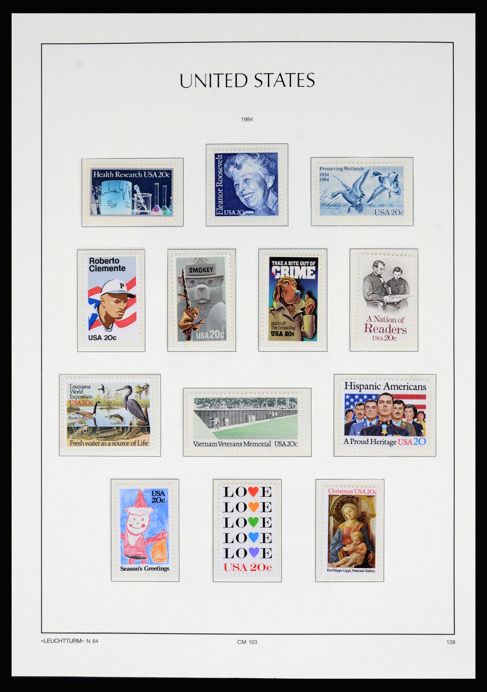 37129 219 - Postzegelverzameling 37129 USA 1851-1990.