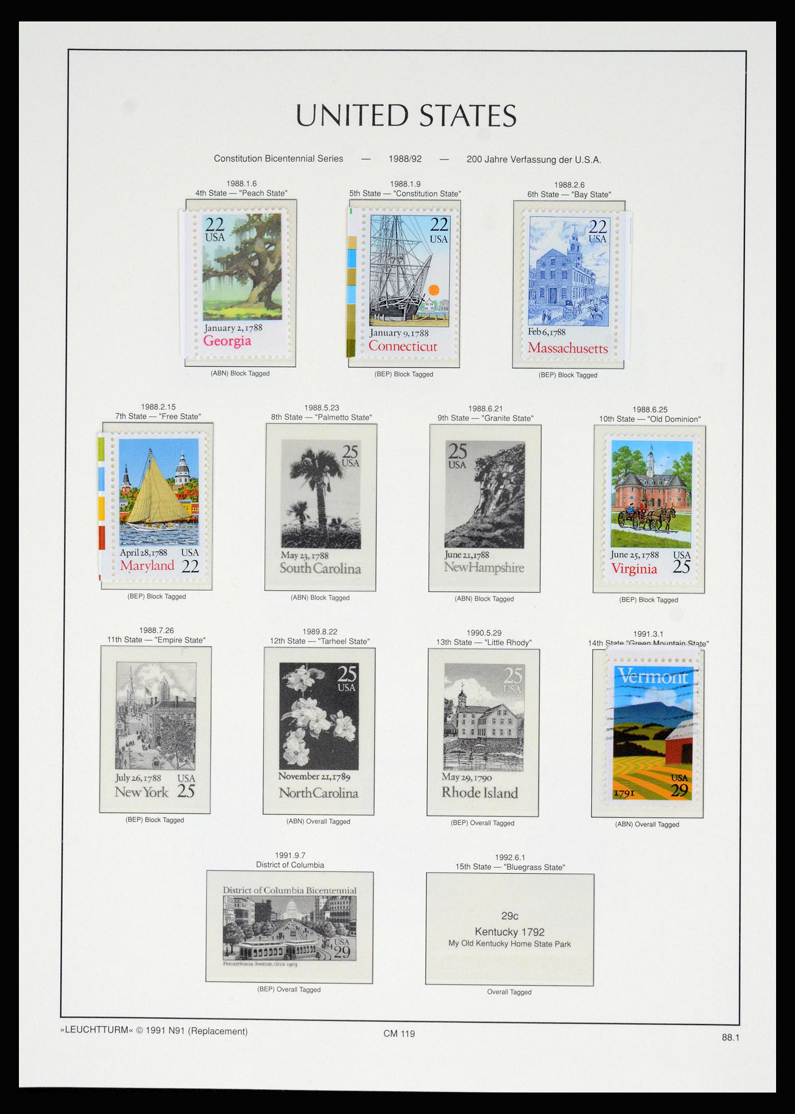 37129 229 - Postzegelverzameling 37129 USA 1851-1990.