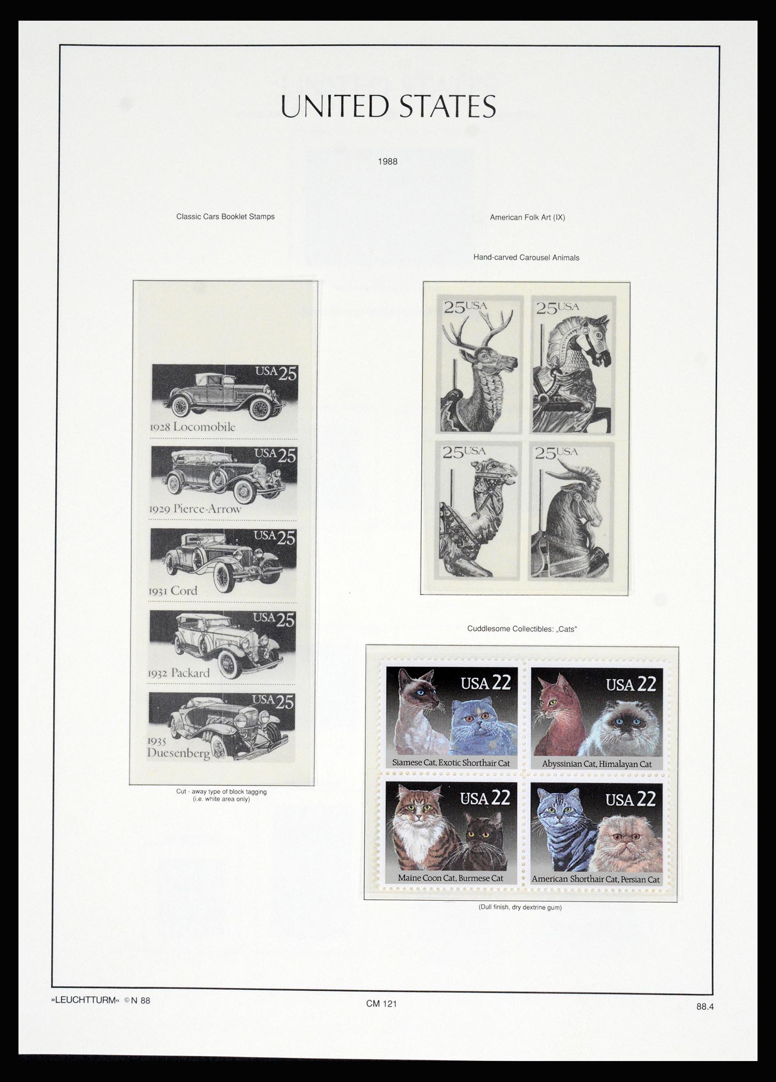 37129 231 - Postzegelverzameling 37129 USA 1851-1990.