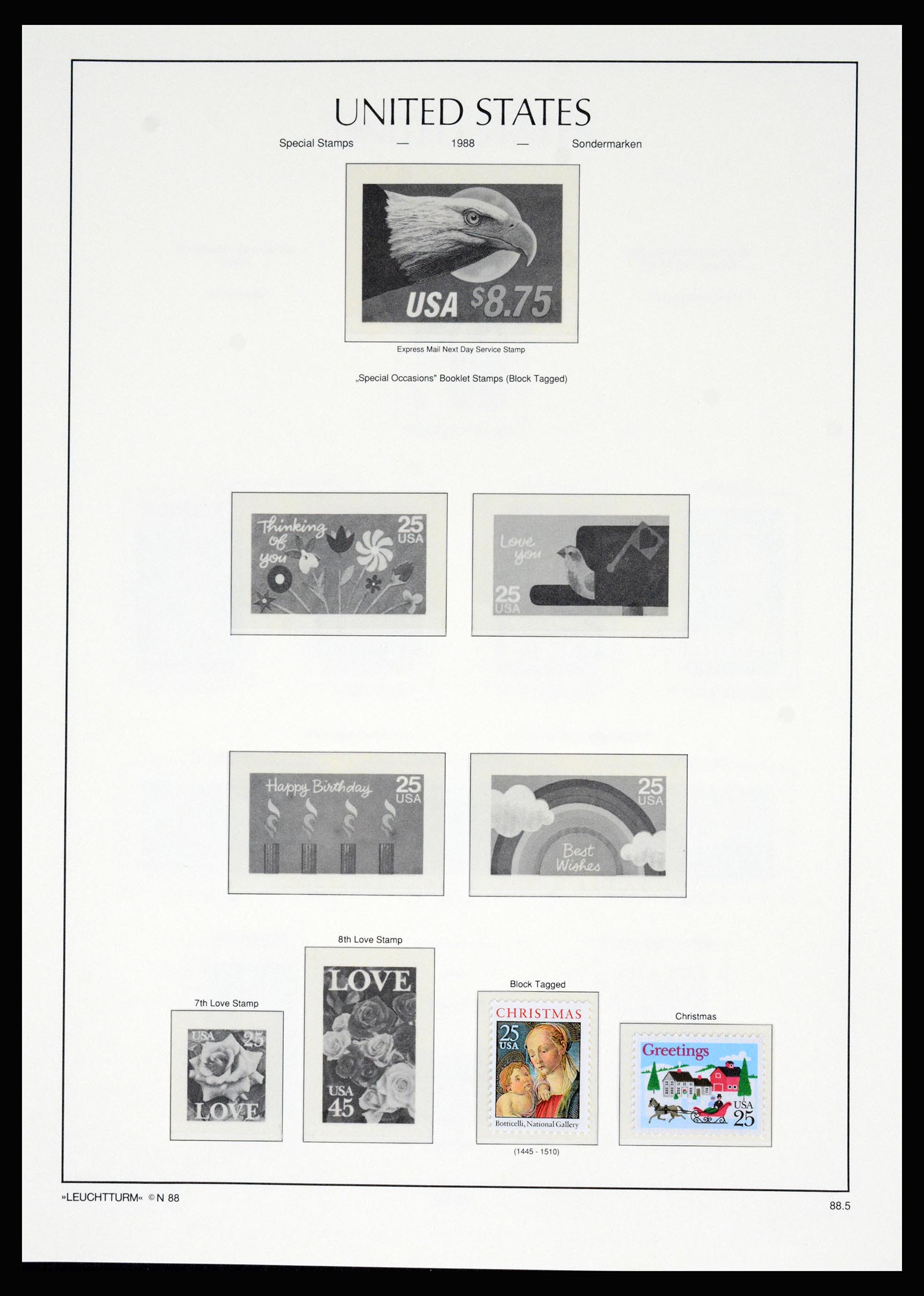 37129 232 - Postzegelverzameling 37129 USA 1851-1990.