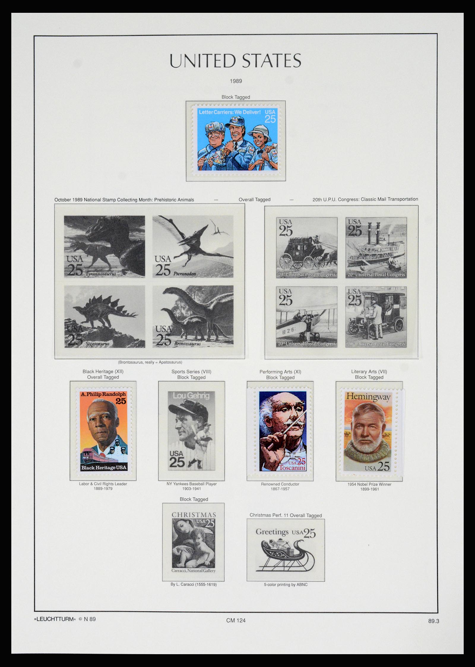 37129 235 - Postzegelverzameling 37129 USA 1851-1990.