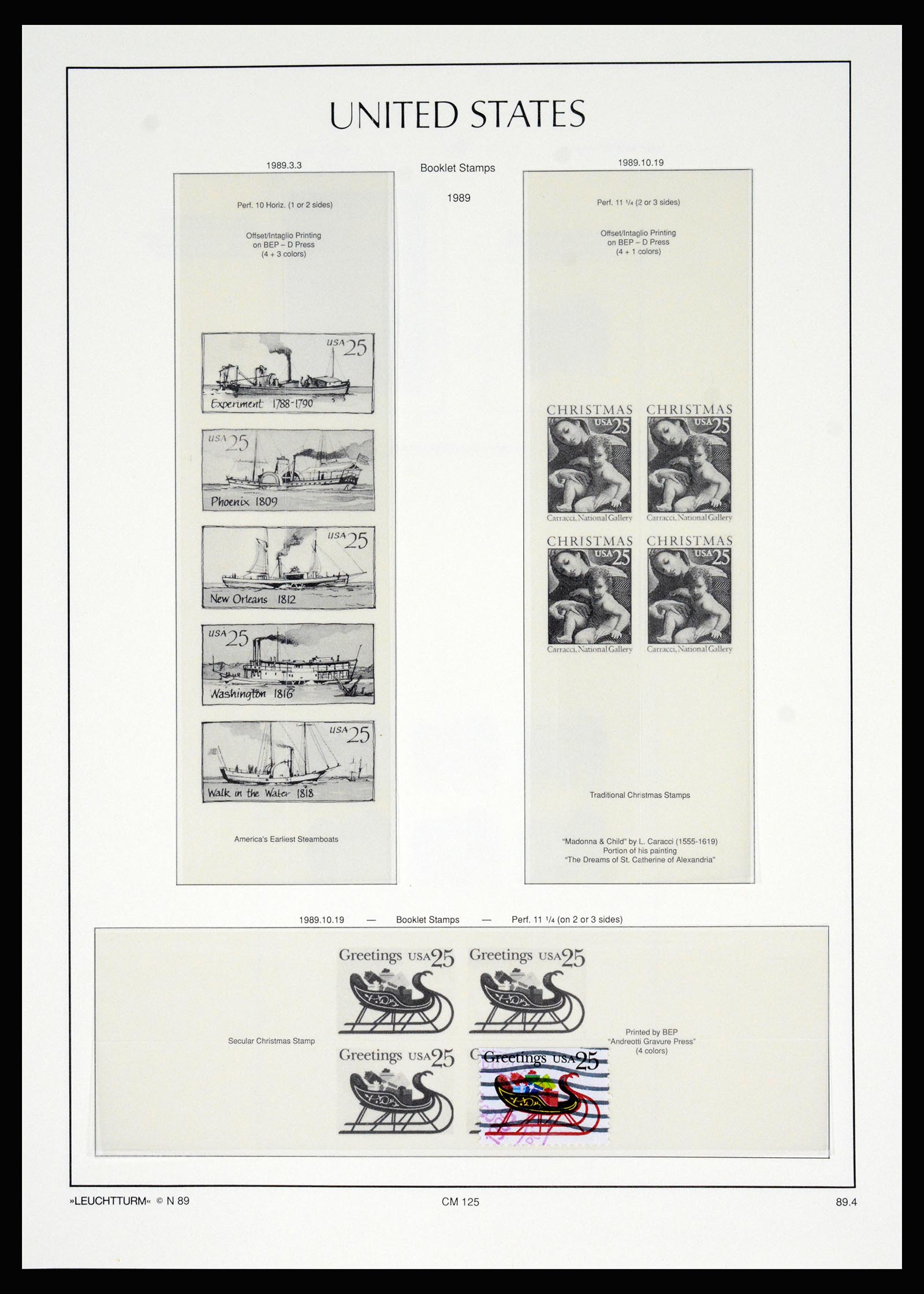 37129 236 - Postzegelverzameling 37129 USA 1851-1990.