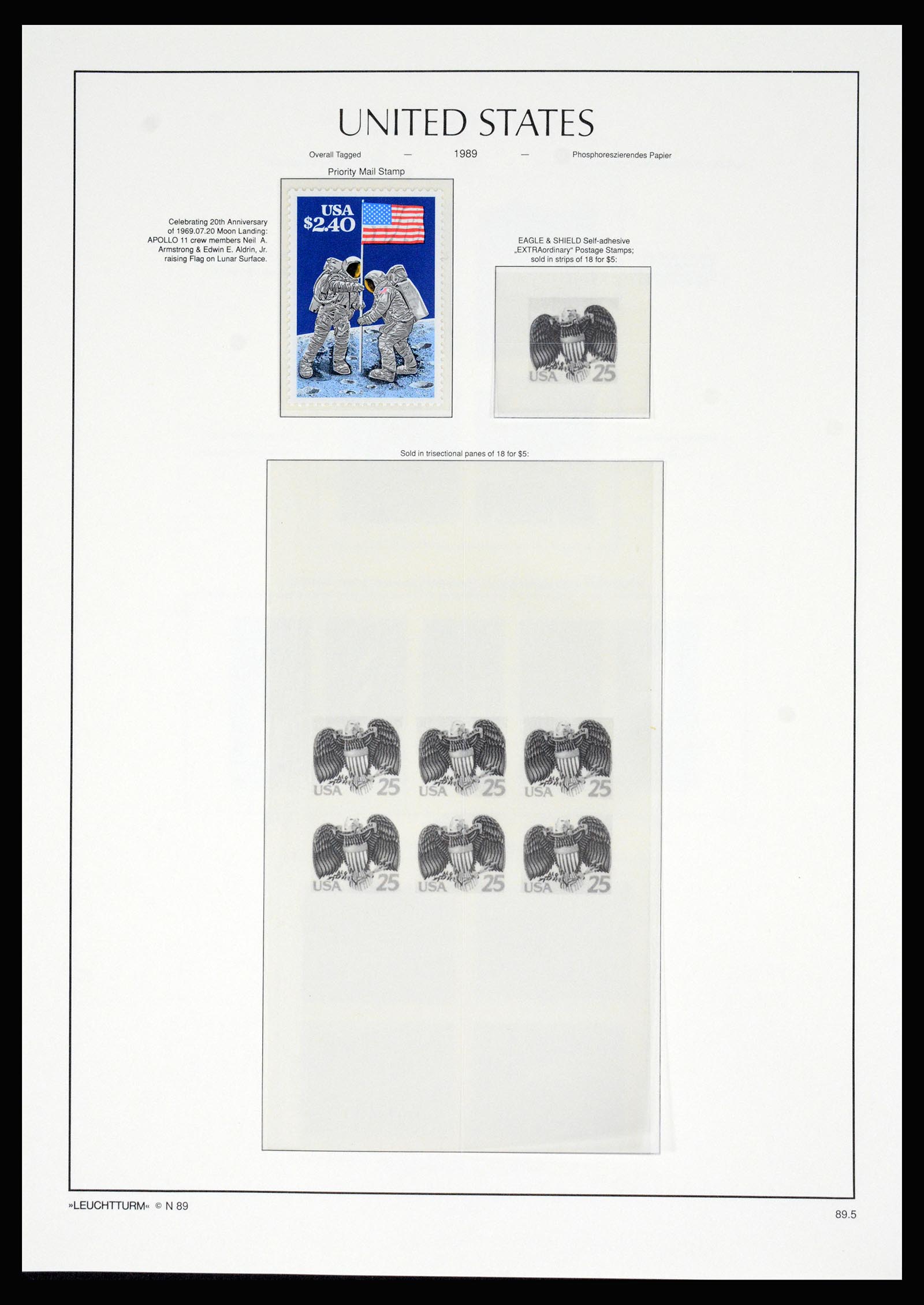 37129 237 - Postzegelverzameling 37129 USA 1851-1990.