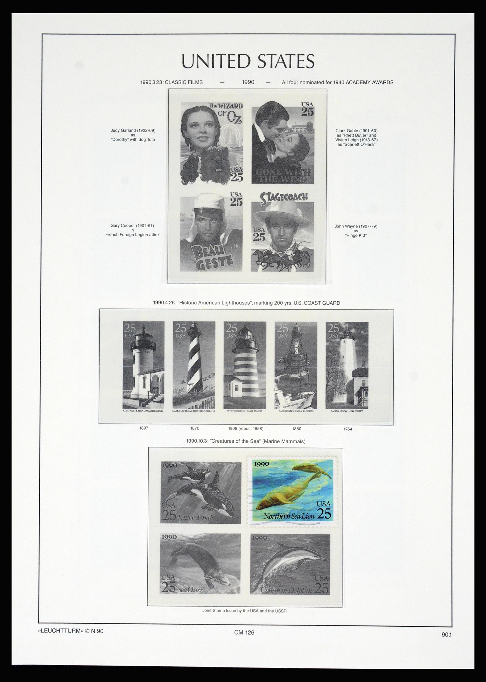 37129 238 - Postzegelverzameling 37129 USA 1851-1990.