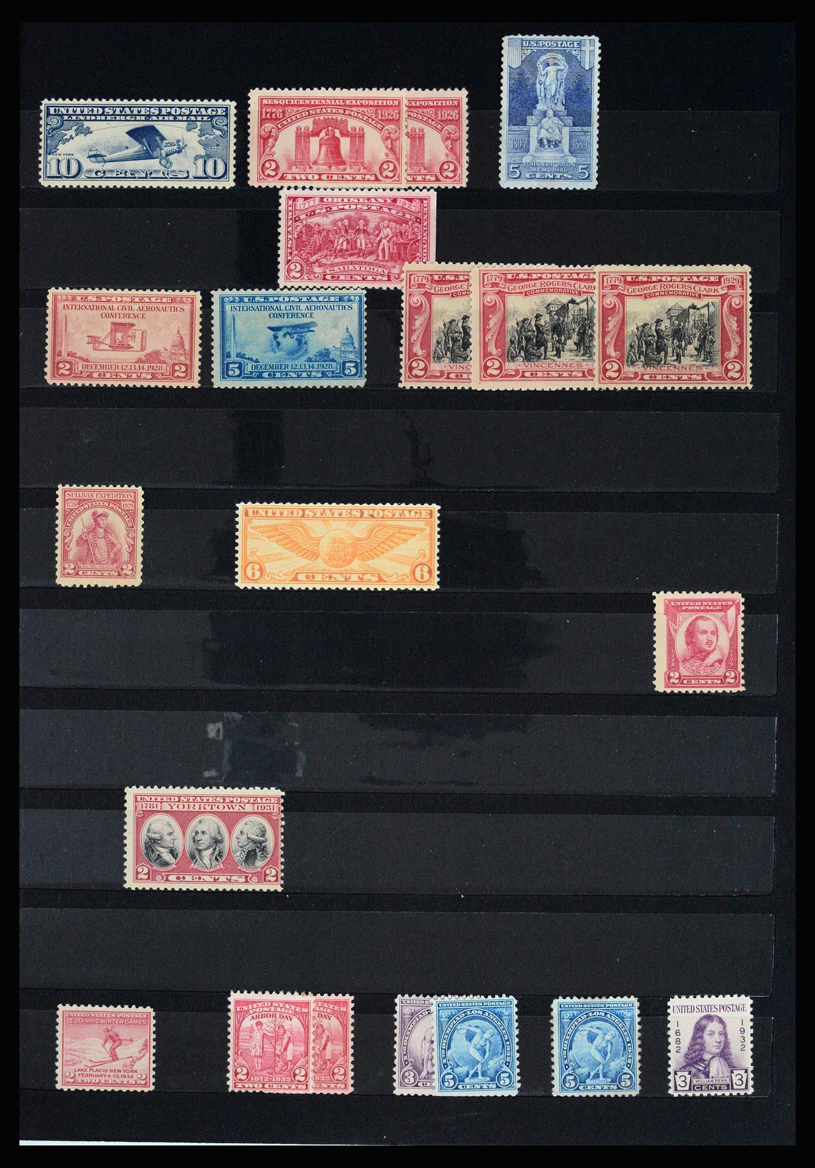 37131 004 - Postzegelverzameling 37131 USA 1851-1990.