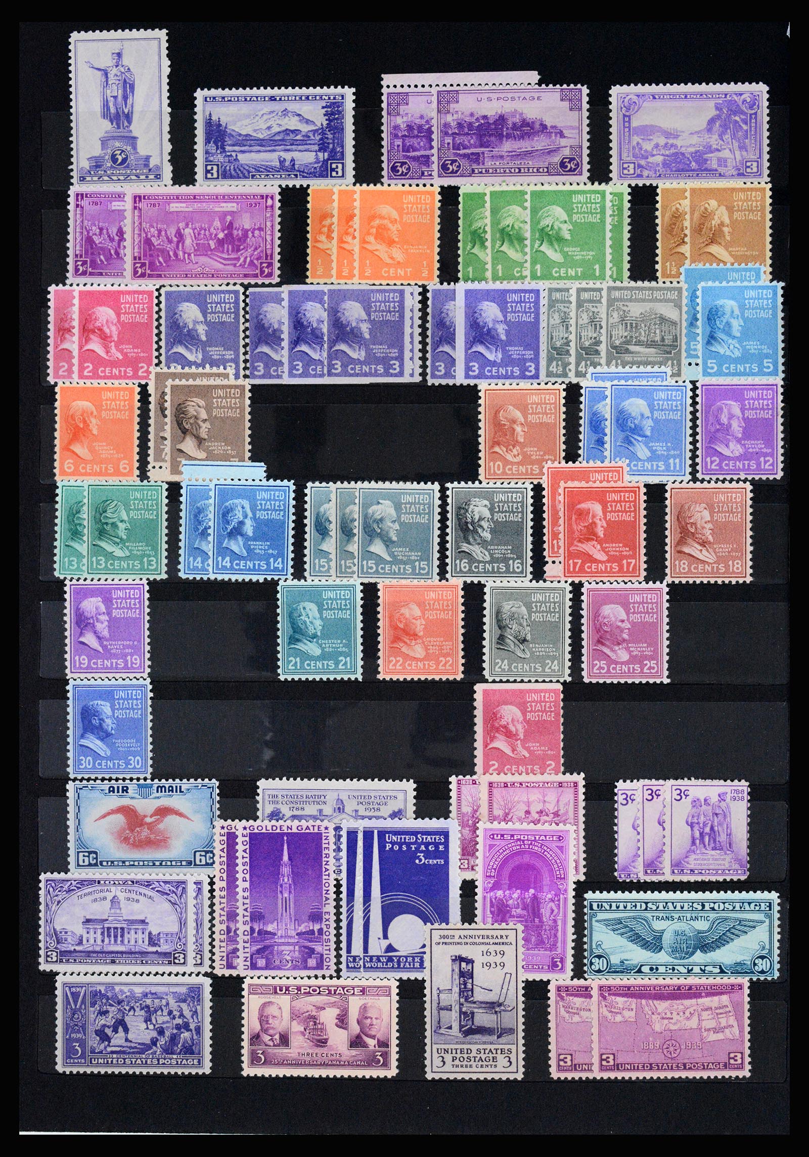 37131 007 - Postzegelverzameling 37131 USA 1851-1990.