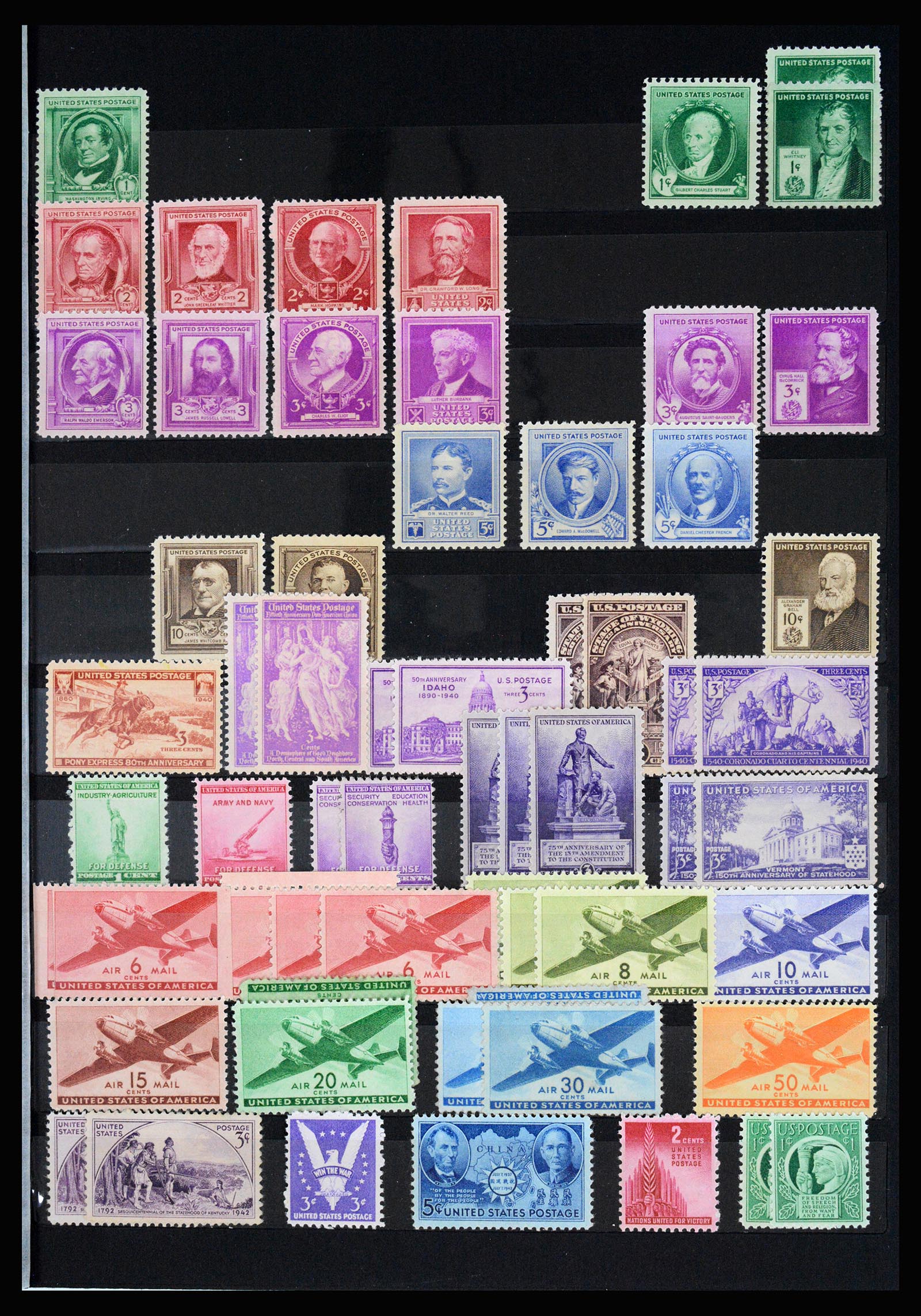 37131 008 - Postzegelverzameling 37131 USA 1851-1990.