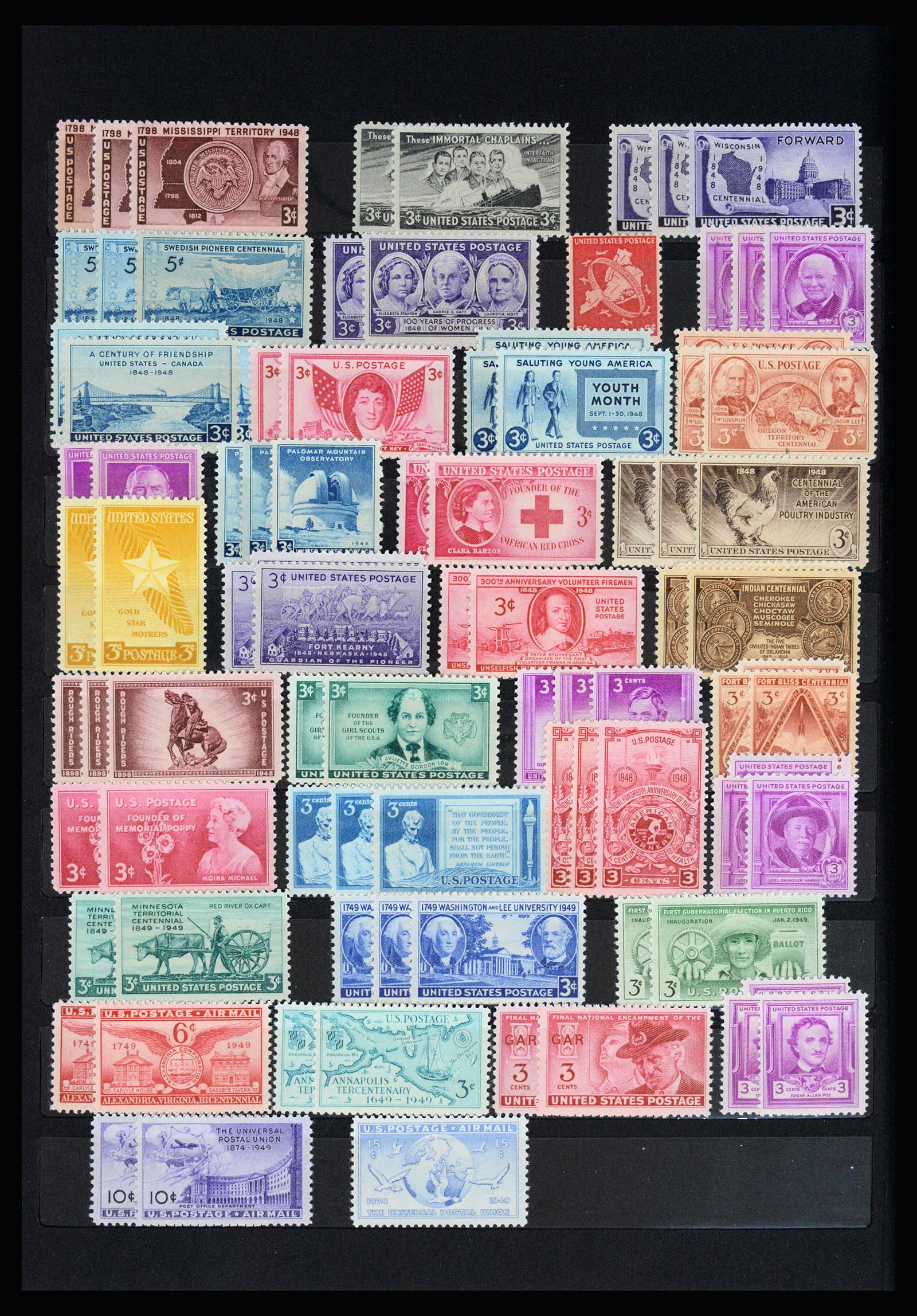 37131 011 - Postzegelverzameling 37131 USA 1851-1990.