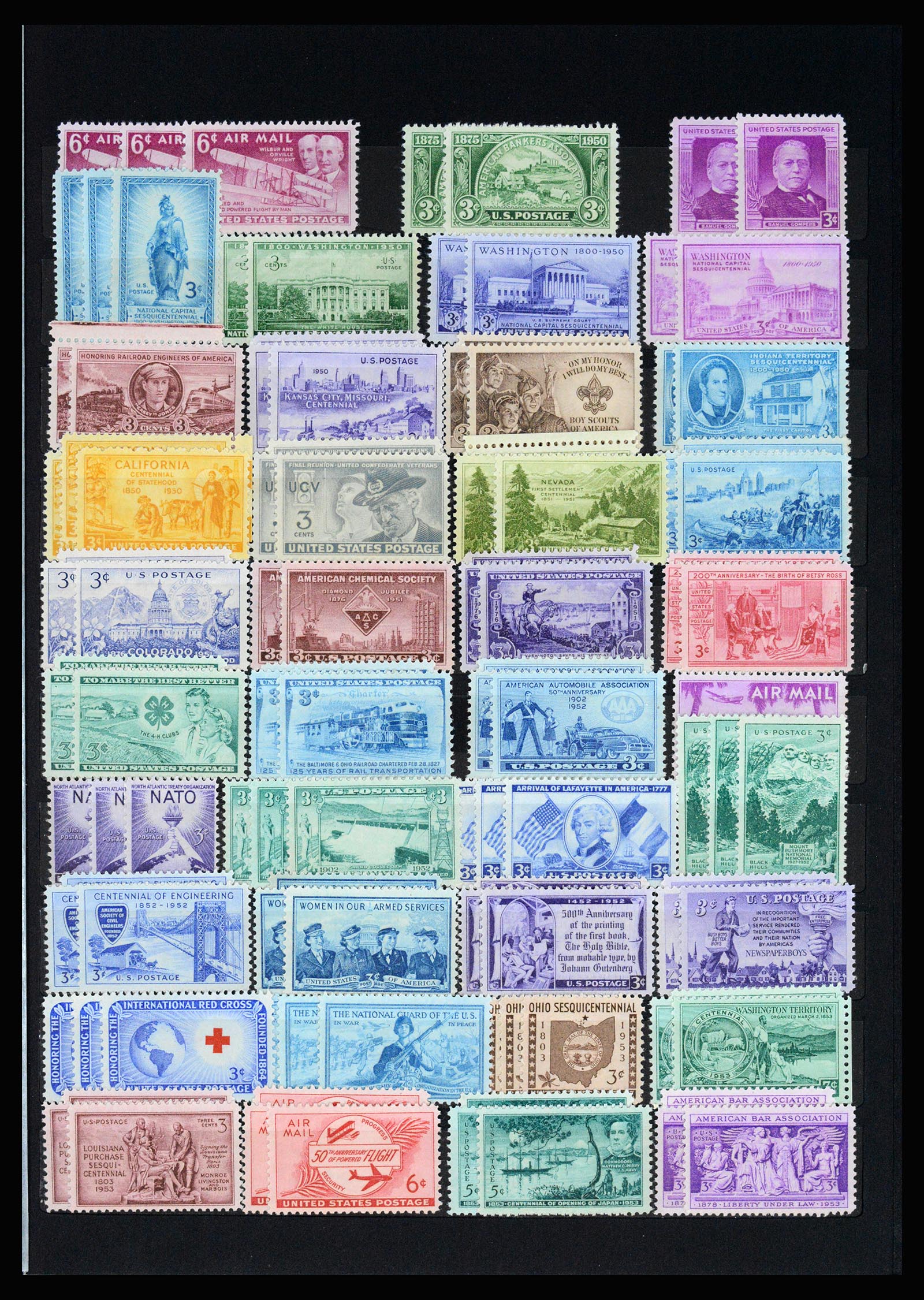 37131 012 - Postzegelverzameling 37131 USA 1851-1990.