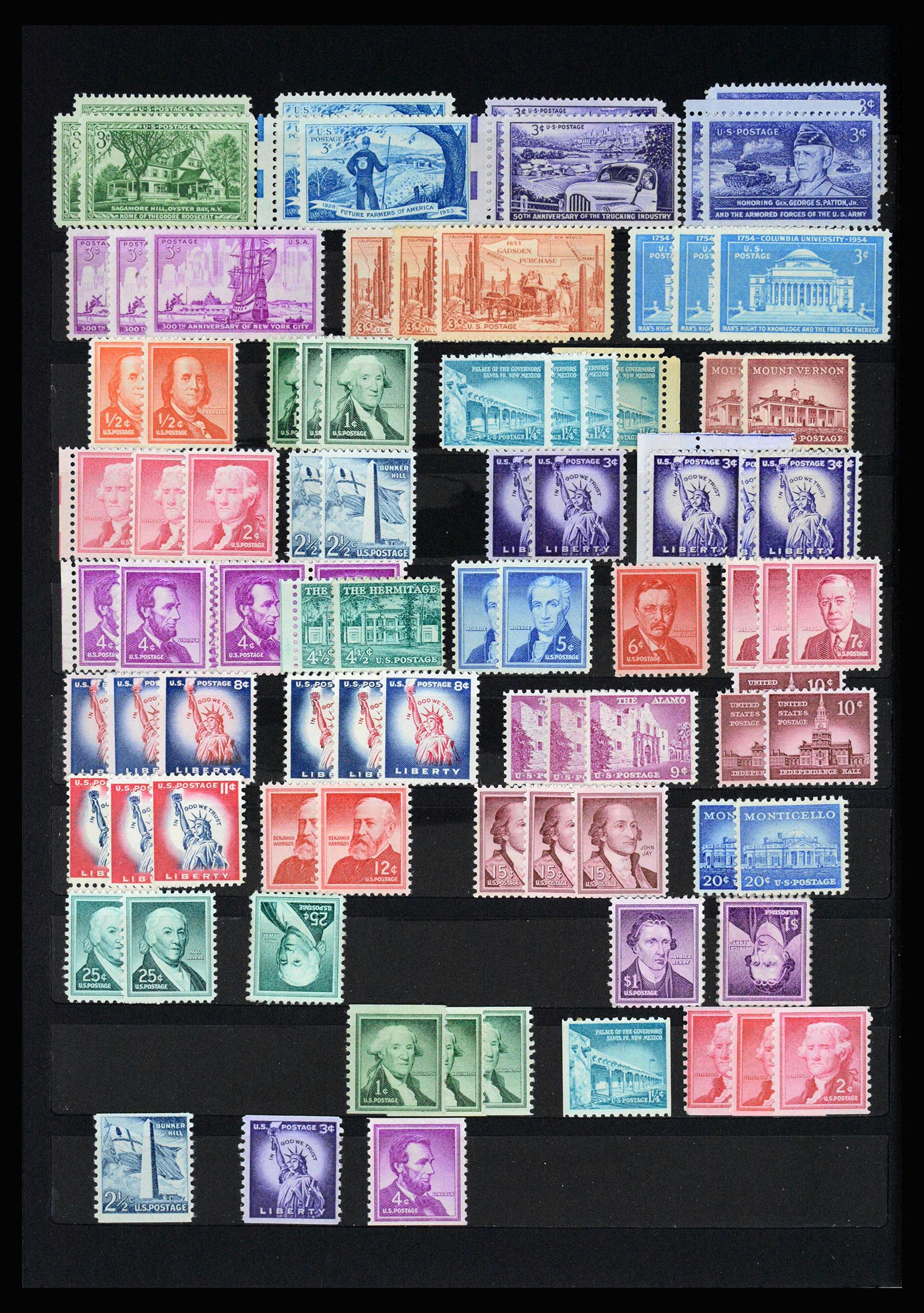 37131 013 - Postzegelverzameling 37131 USA 1851-1990.