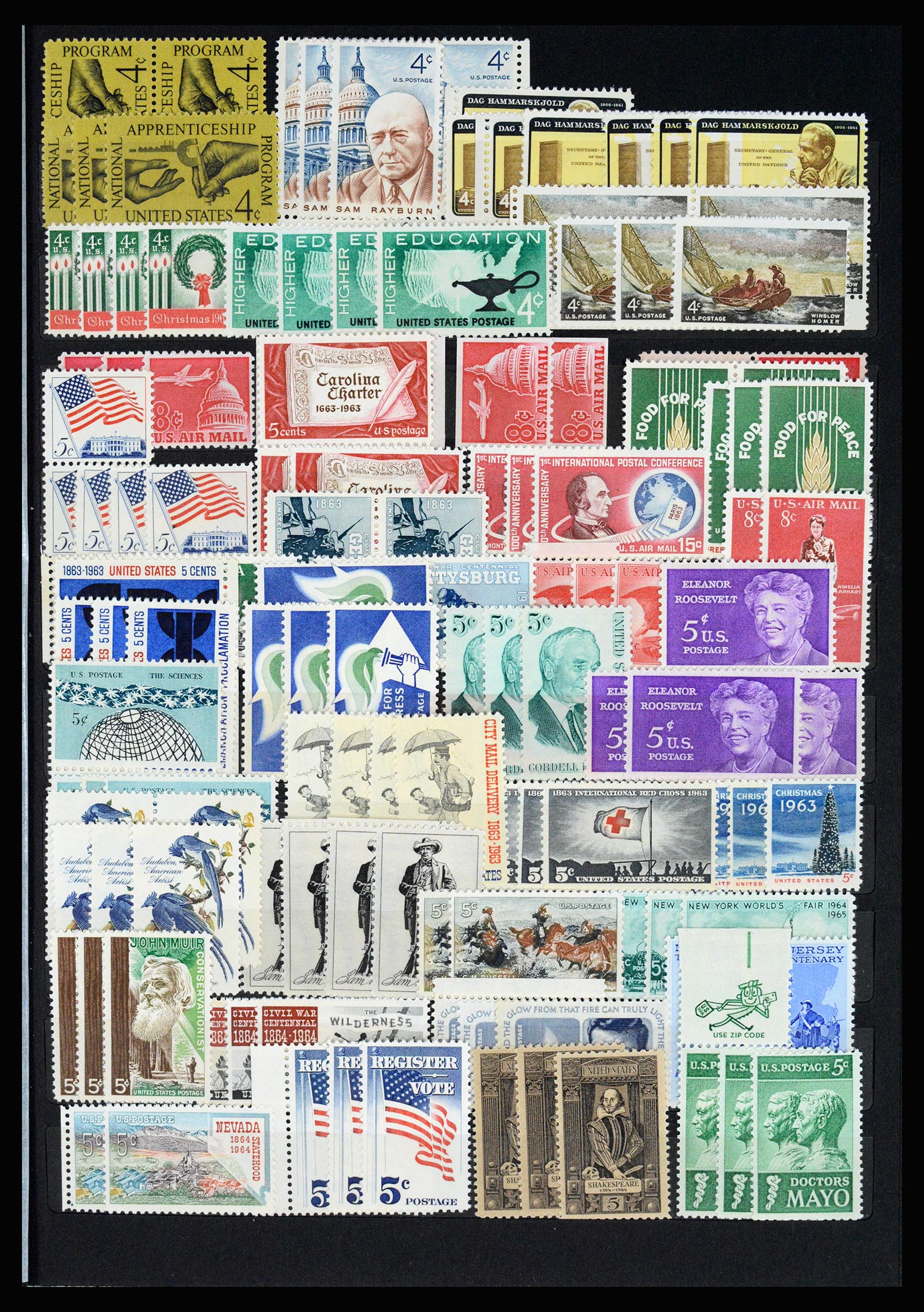 37131 018 - Postzegelverzameling 37131 USA 1851-1990.
