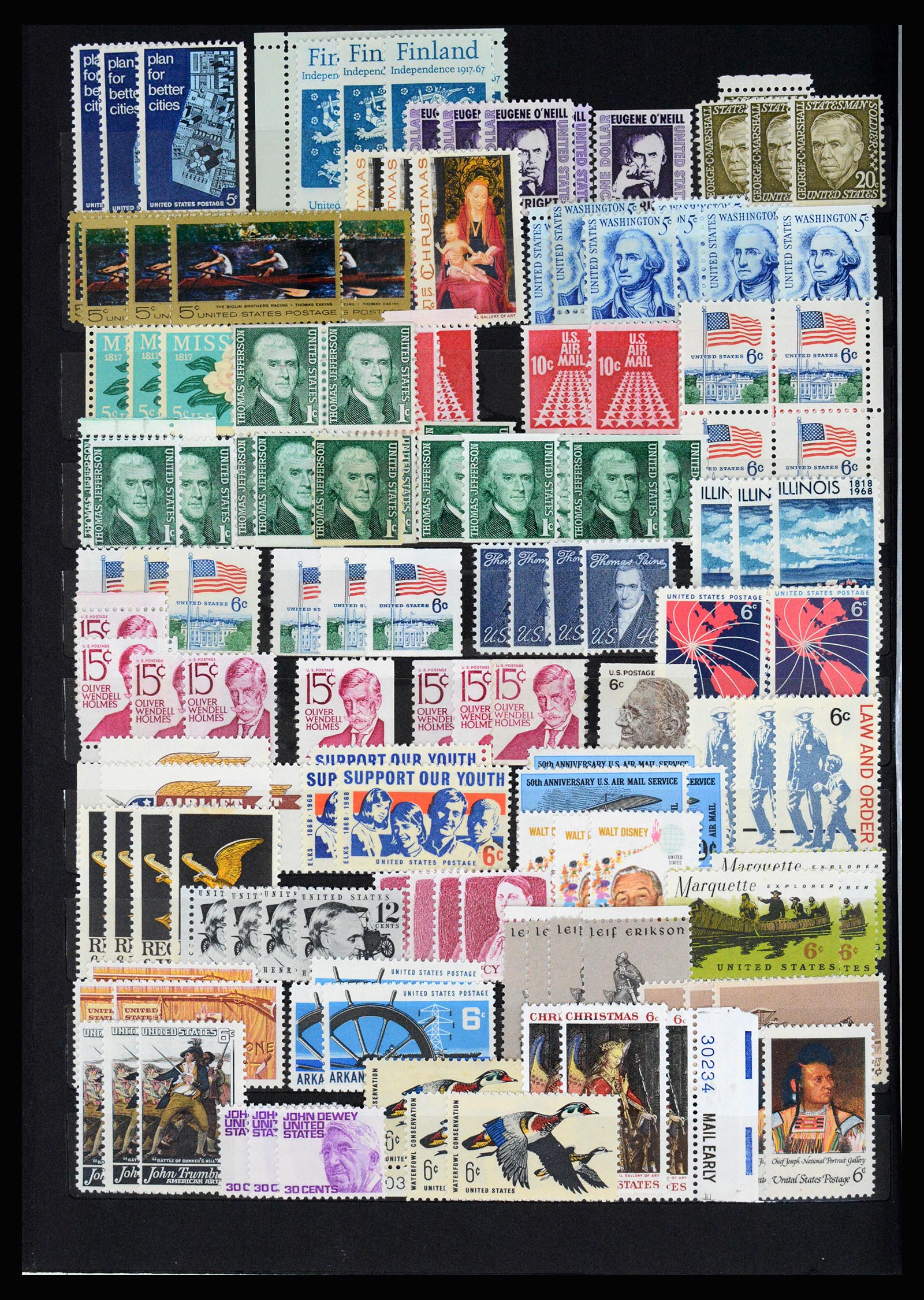 37131 021 - Postzegelverzameling 37131 USA 1851-1990.
