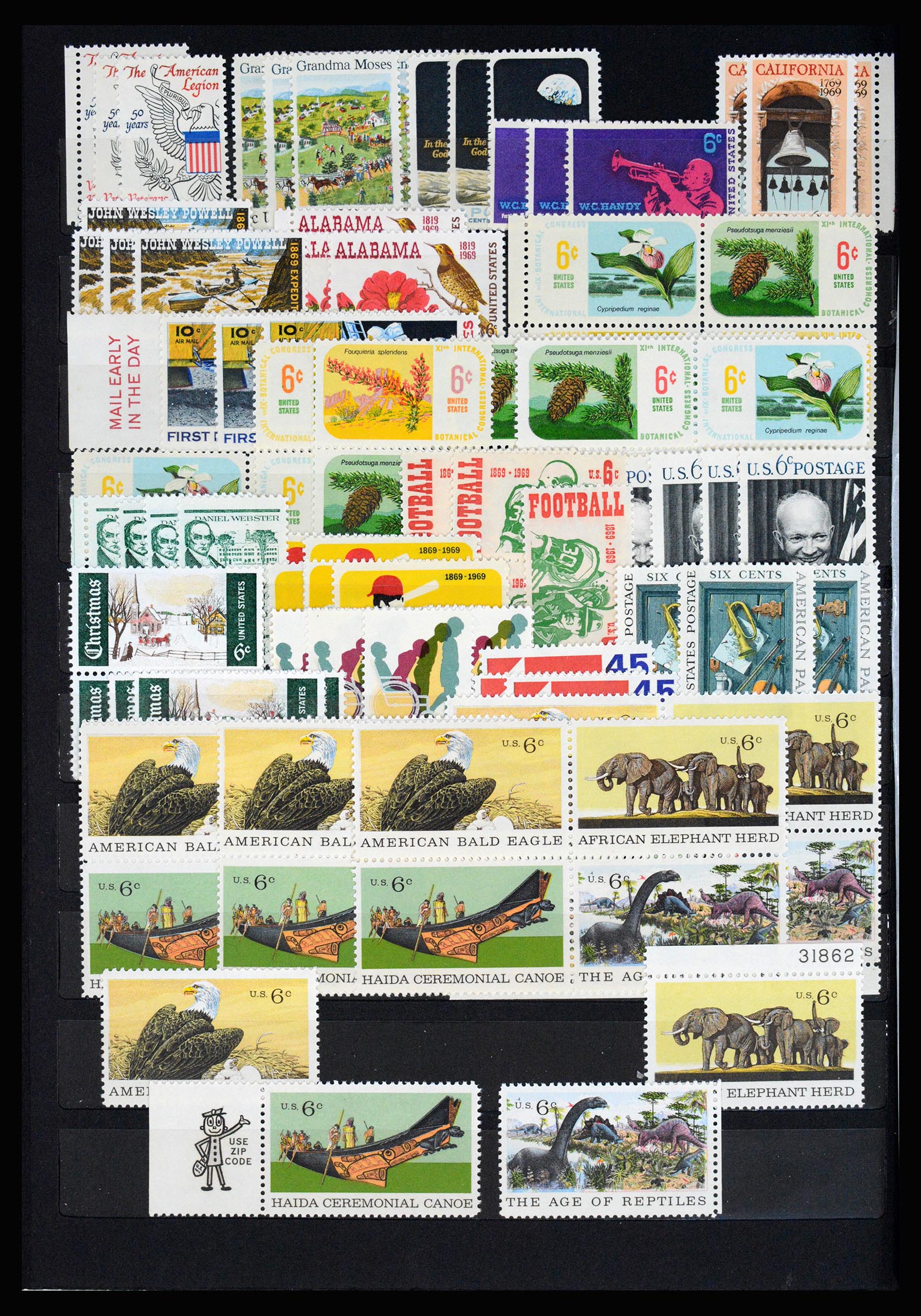 37131 023 - Postzegelverzameling 37131 USA 1851-1990.