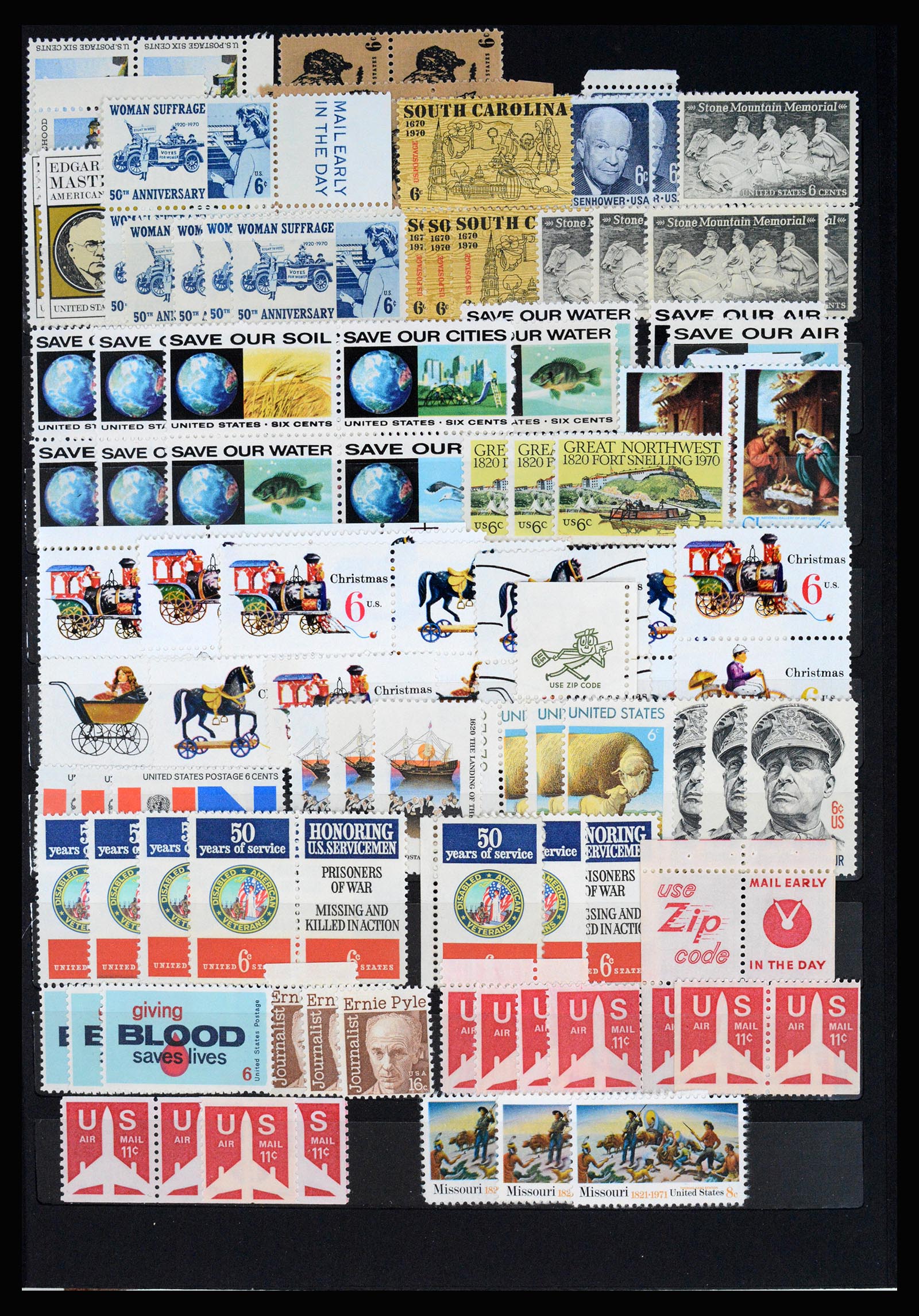 37131 024 - Postzegelverzameling 37131 USA 1851-1990.