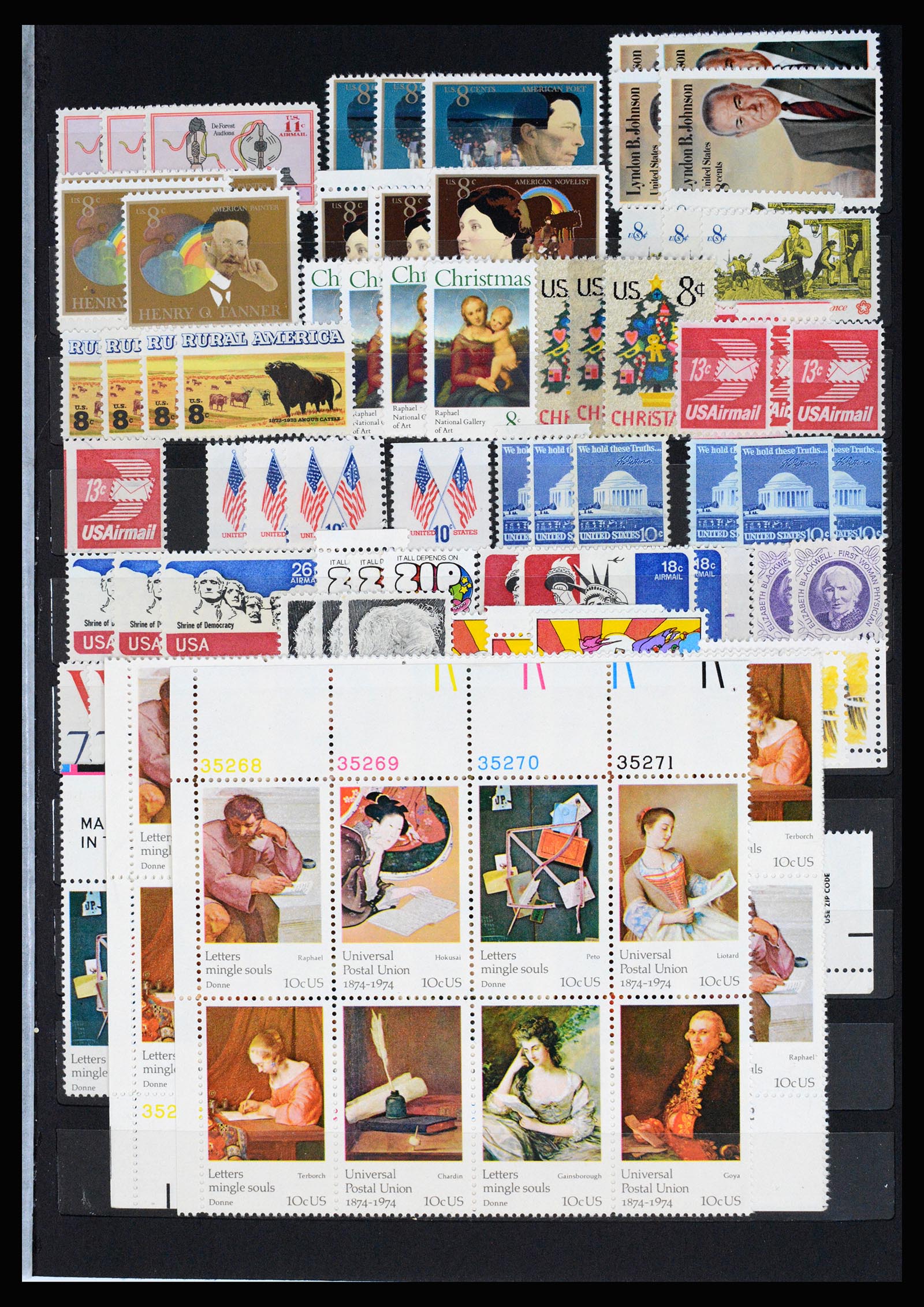 37131 028 - Postzegelverzameling 37131 USA 1851-1990.