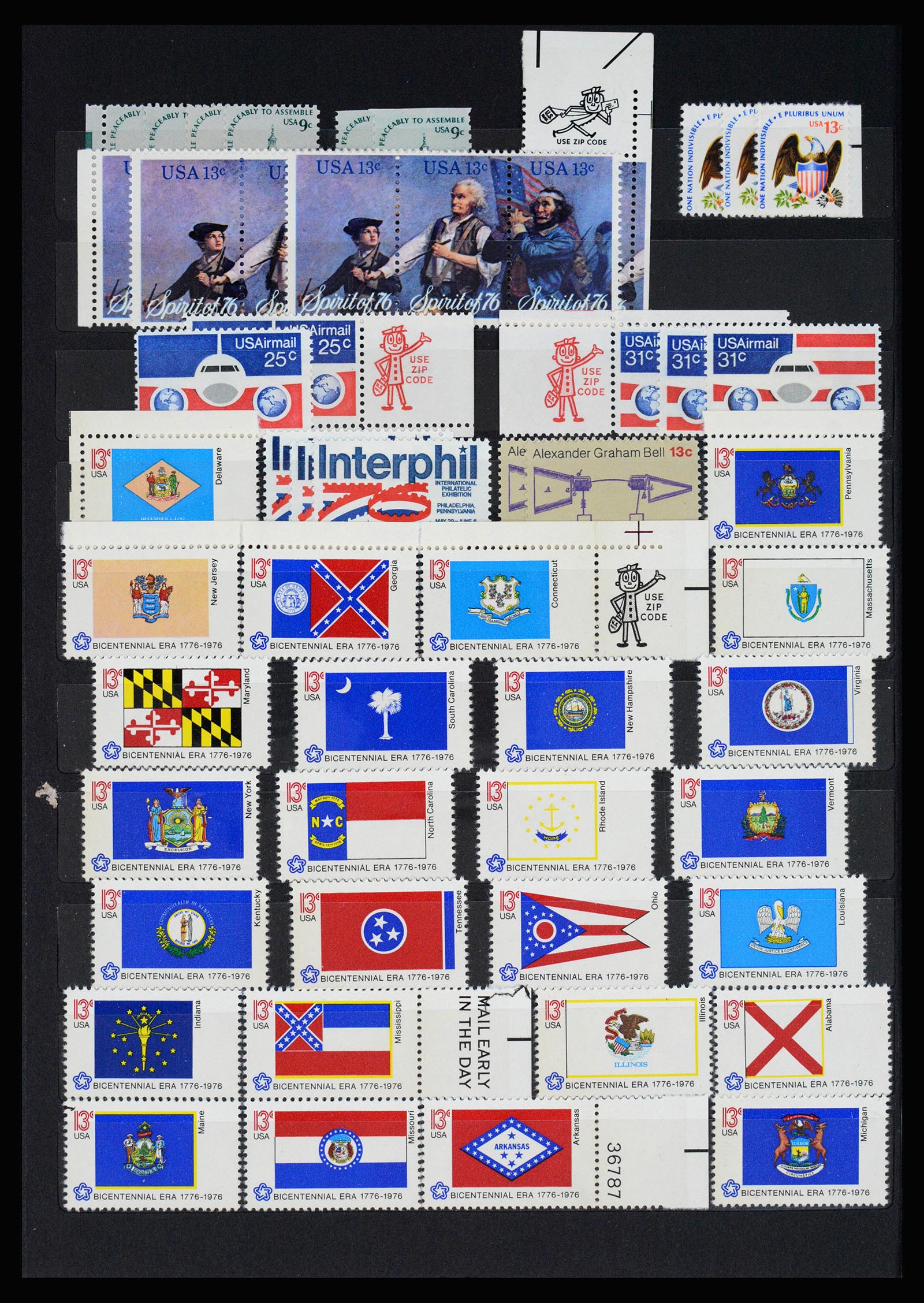 37131 031 - Postzegelverzameling 37131 USA 1851-1990.