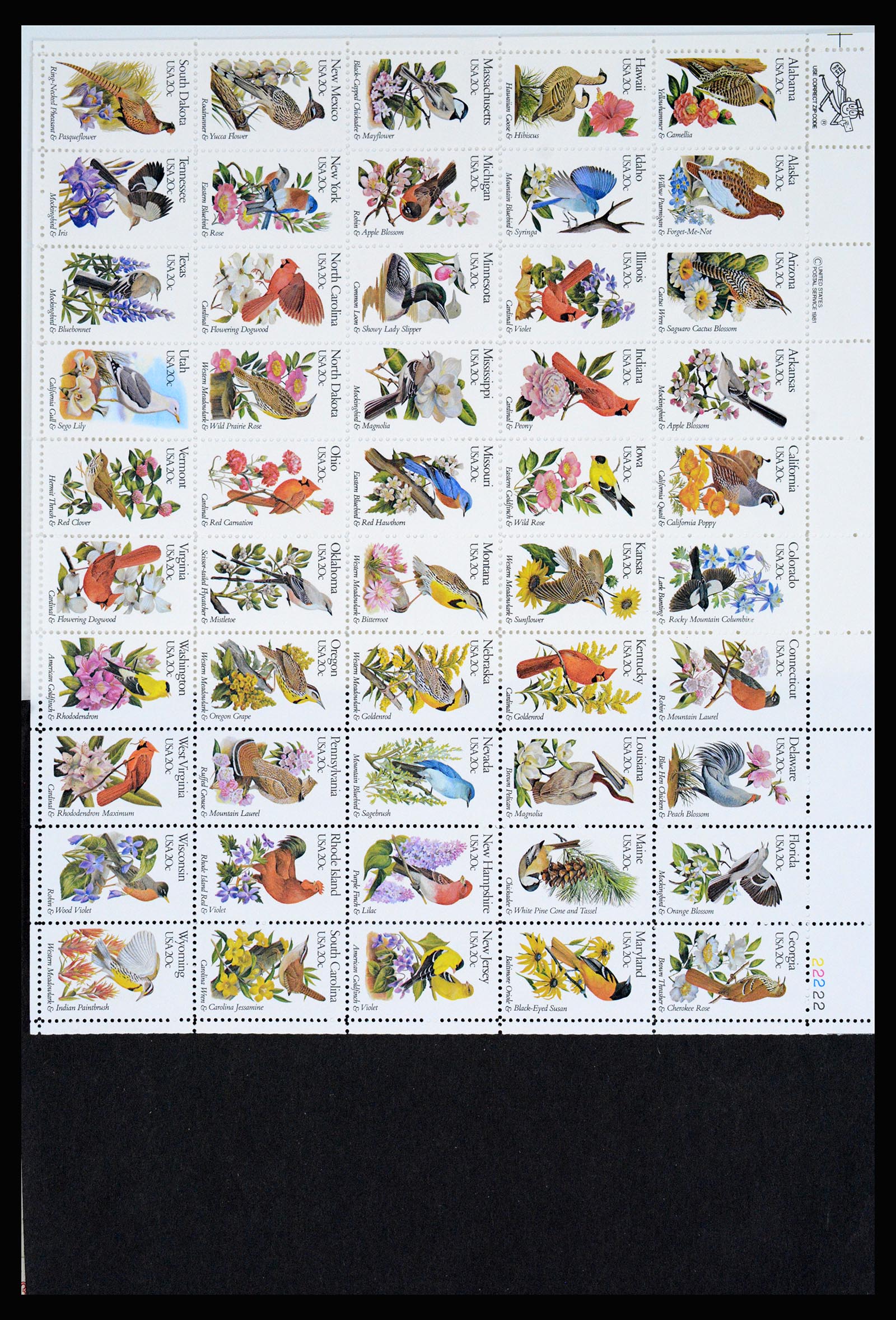 37131 043 - Postzegelverzameling 37131 USA 1851-1990.