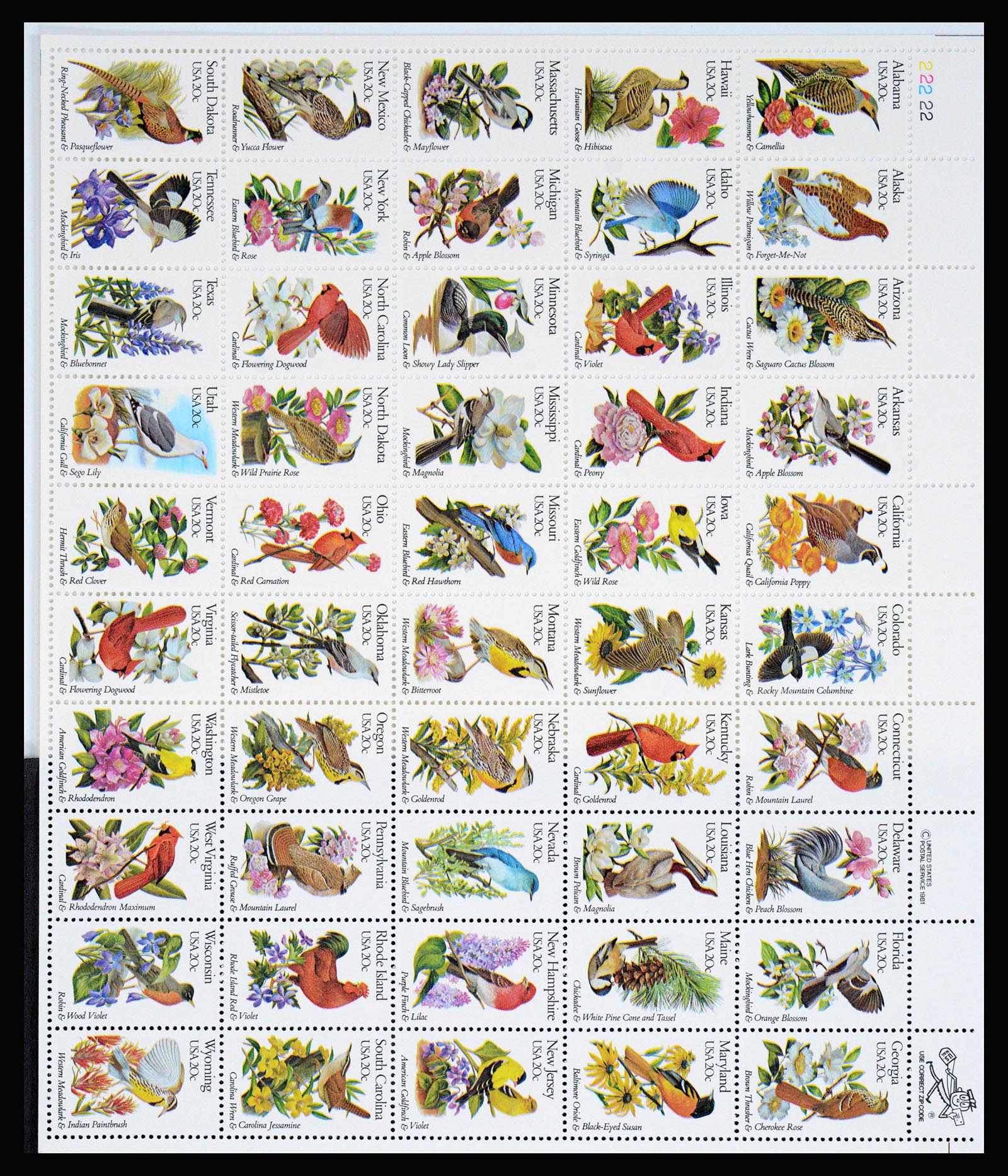 37131 044 - Postzegelverzameling 37131 USA 1851-1990.