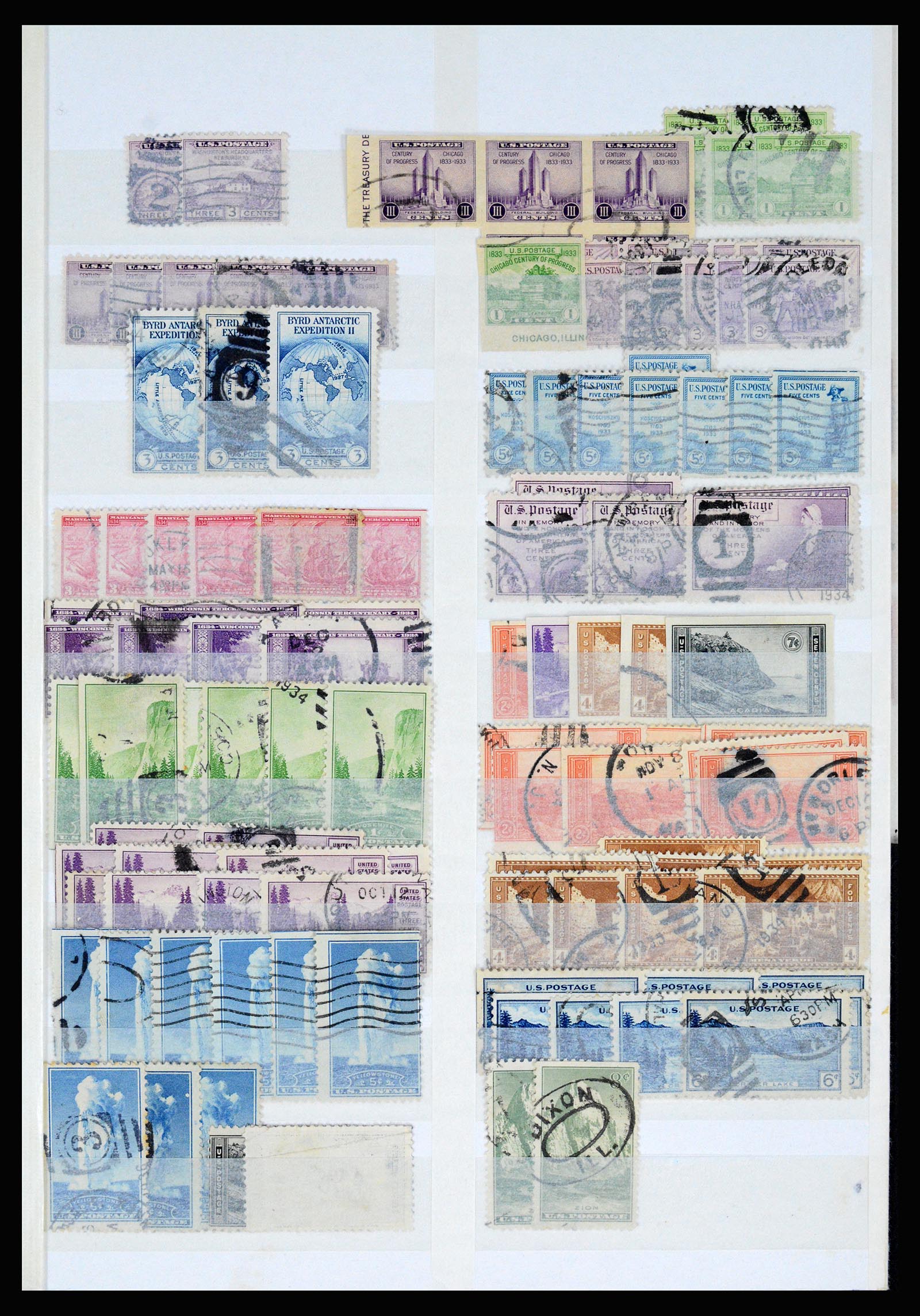 37131 091 - Postzegelverzameling 37131 USA 1851-1990.