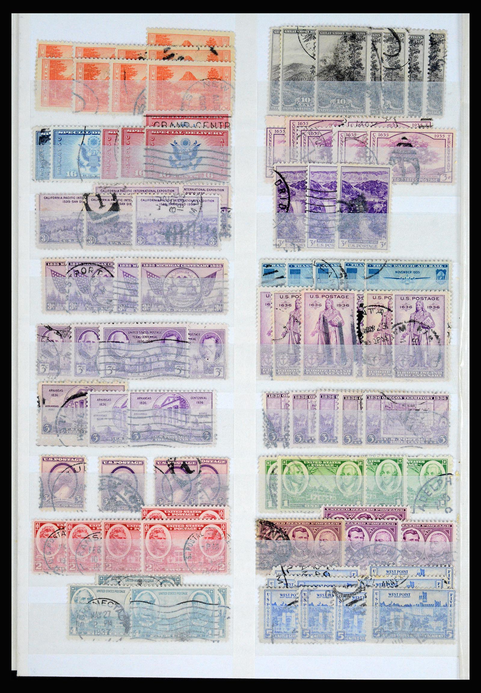37131 092 - Postzegelverzameling 37131 USA 1851-1990.