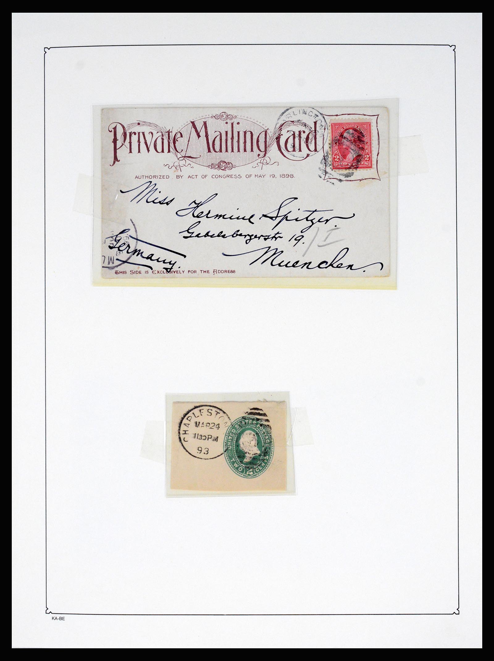 37132 001 - Postzegelverzameling 37132 USA 1851-1990.