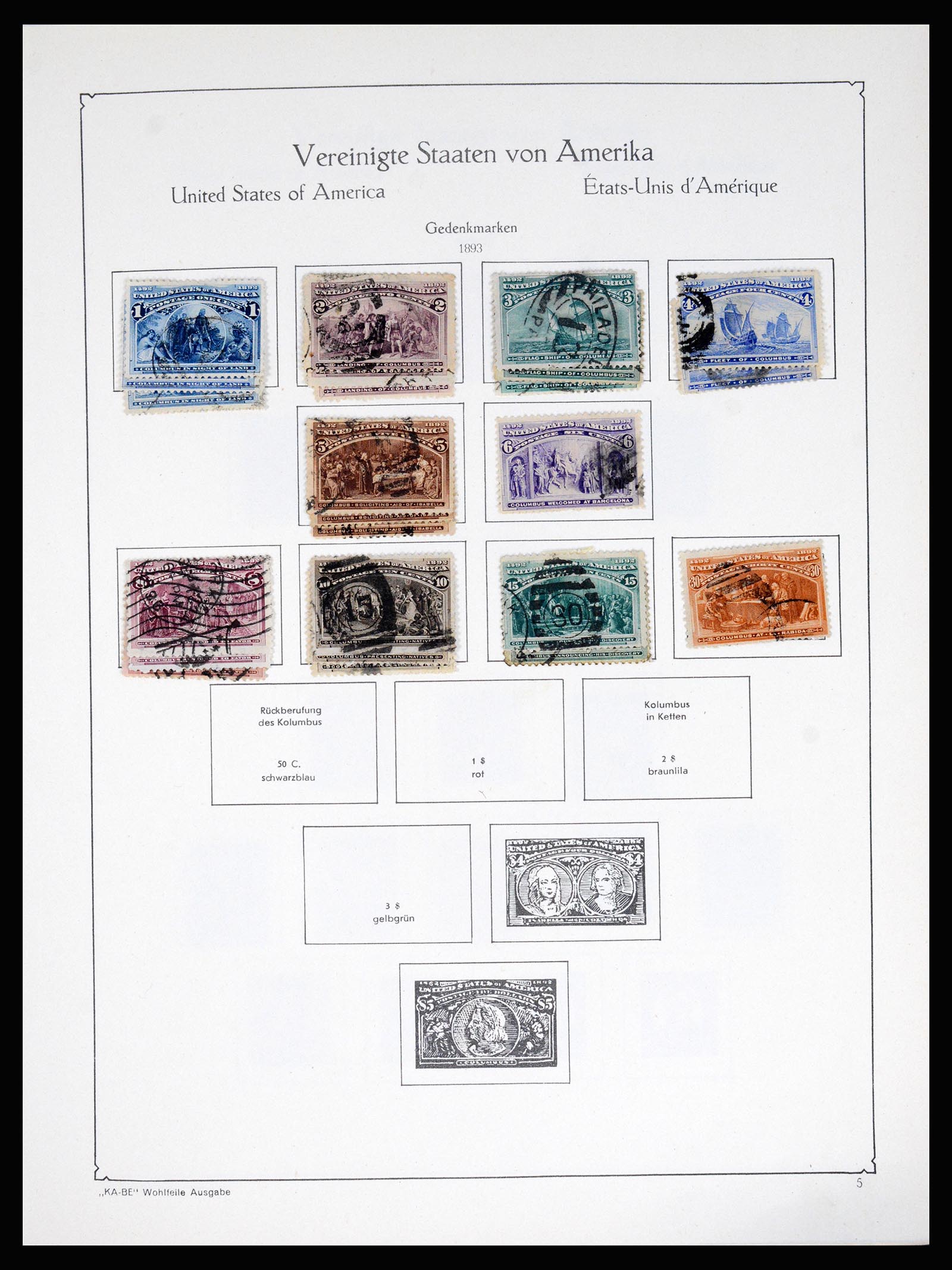 37132 007 - Postzegelverzameling 37132 USA 1851-1990.