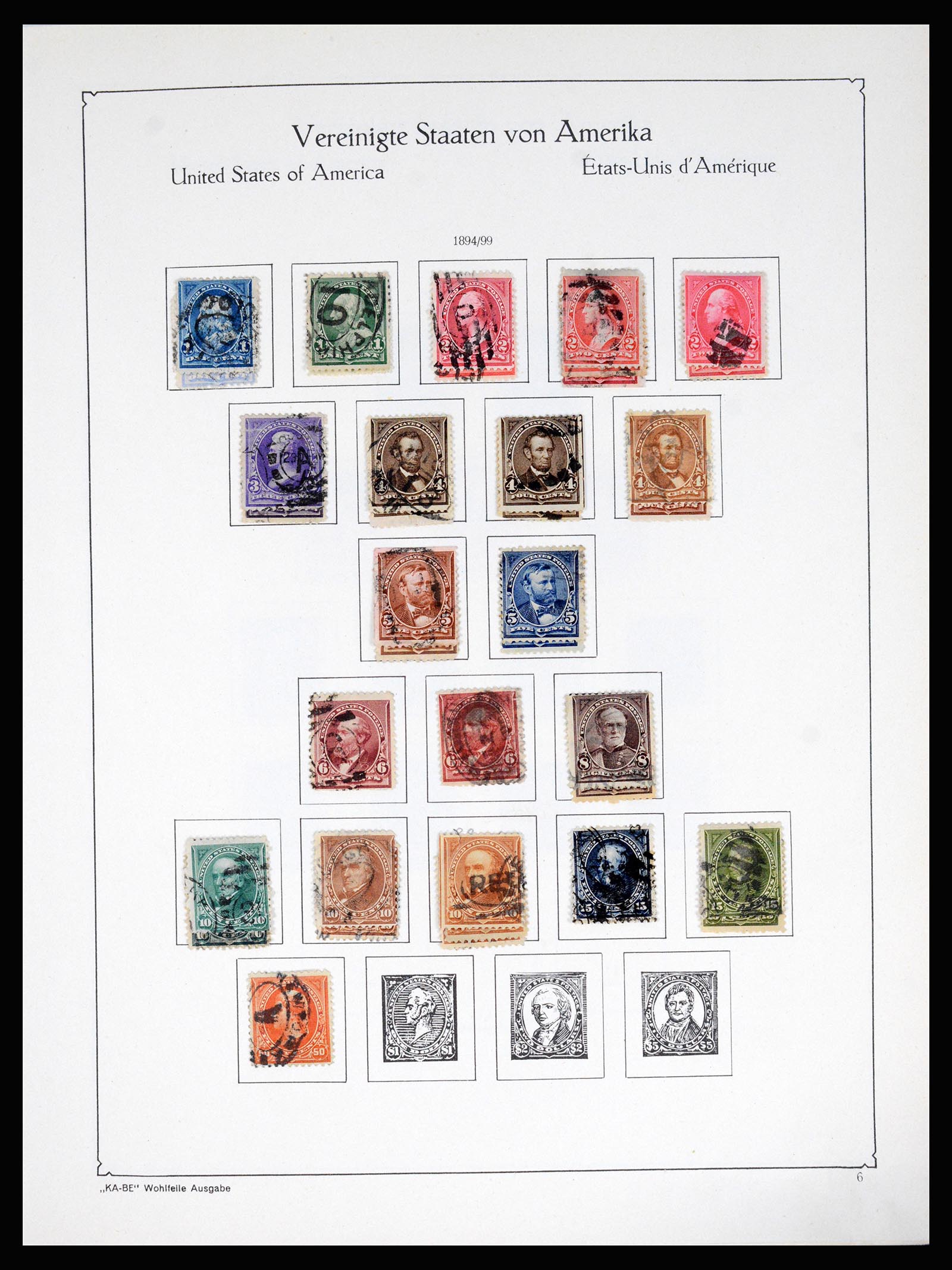 37132 008 - Postzegelverzameling 37132 USA 1851-1990.