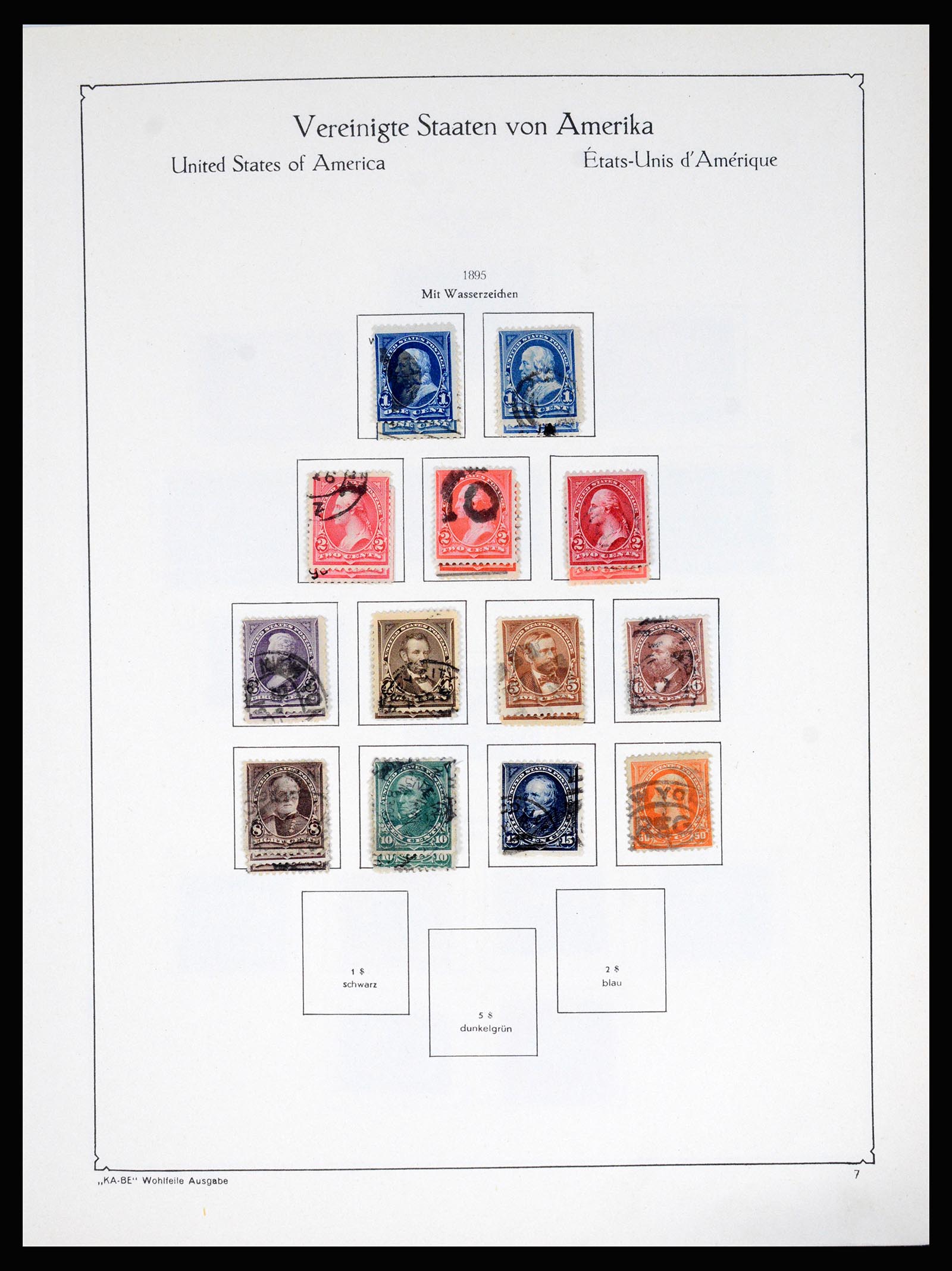 37132 009 - Postzegelverzameling 37132 USA 1851-1990.