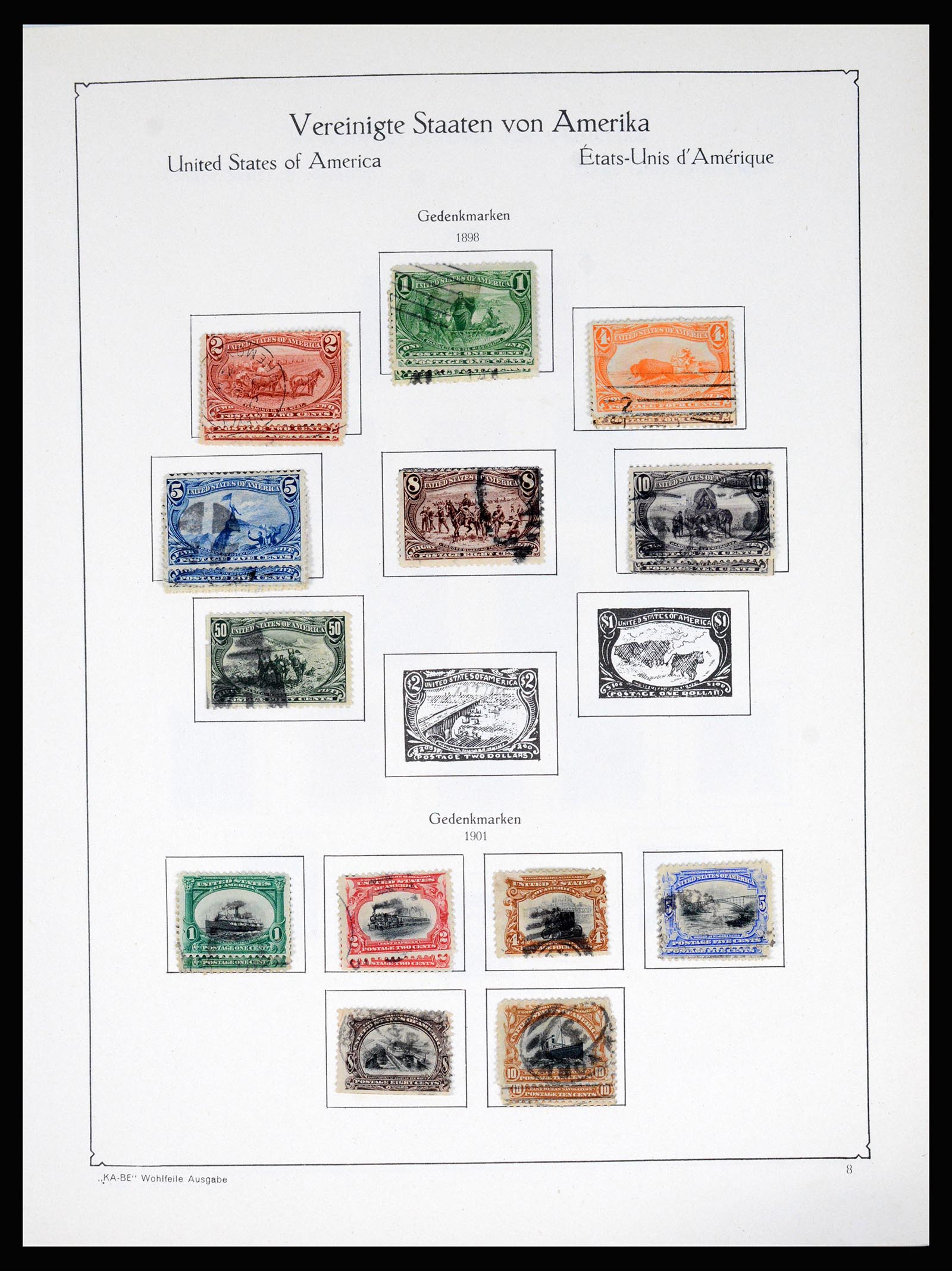 37132 010 - Postzegelverzameling 37132 USA 1851-1990.