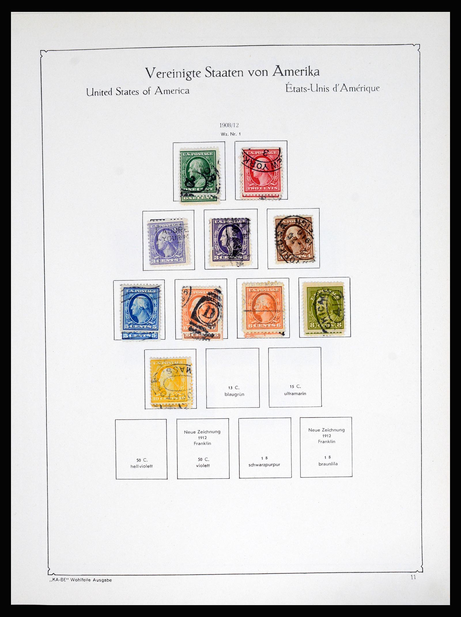 37132 013 - Postzegelverzameling 37132 USA 1851-1990.