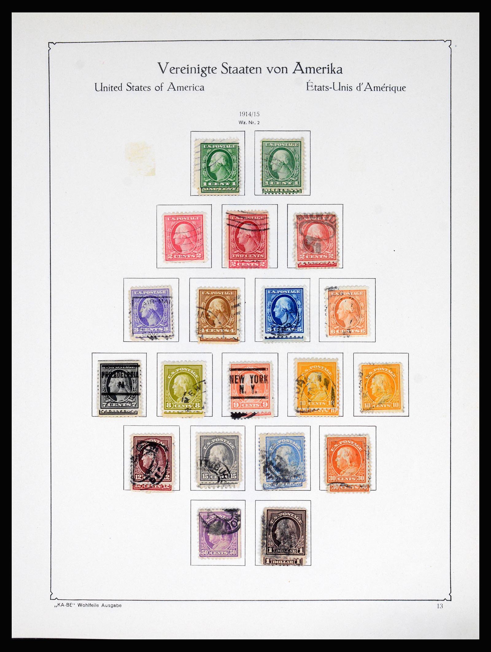 37132 015 - Postzegelverzameling 37132 USA 1851-1990.
