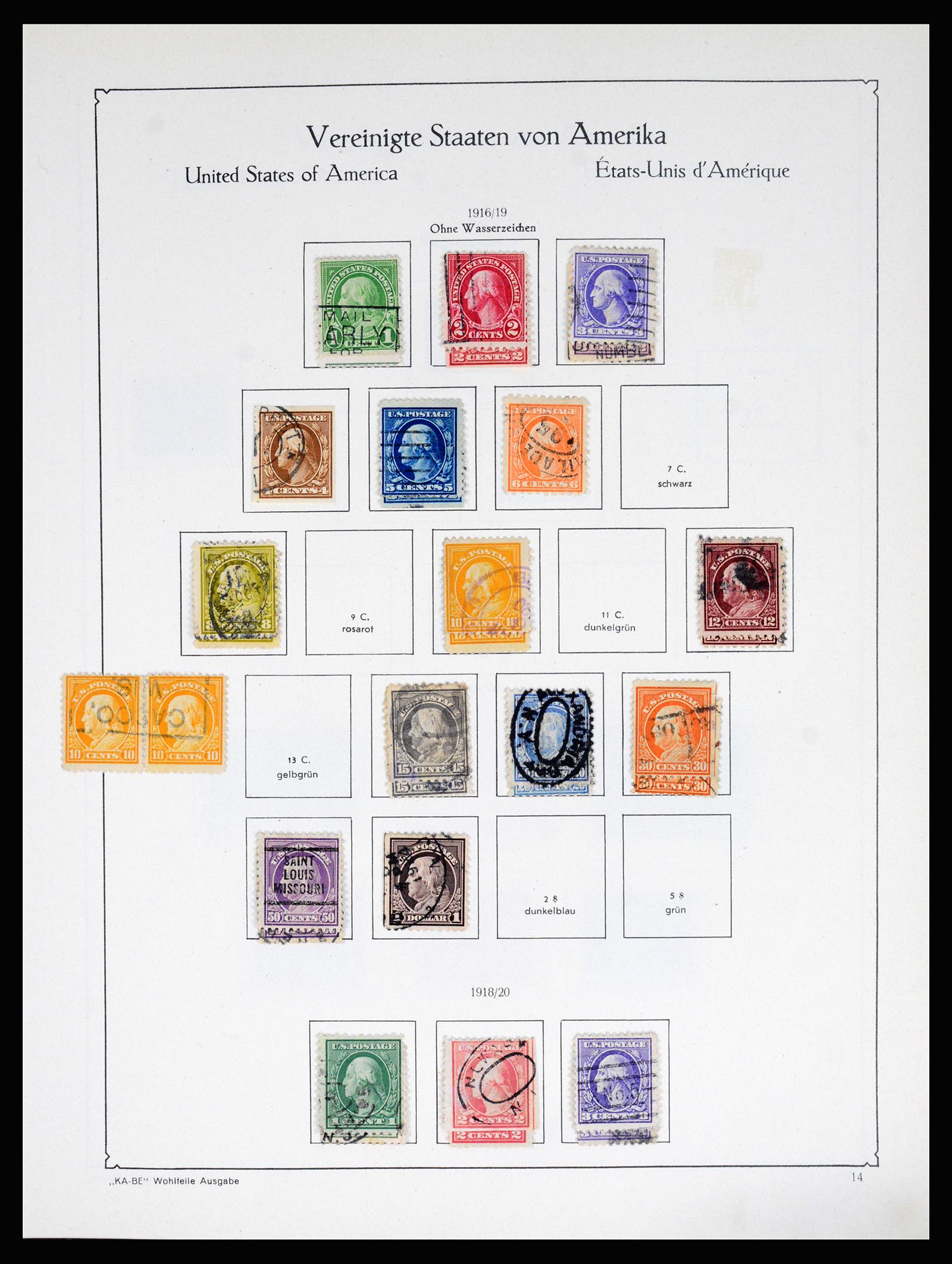 37132 017 - Postzegelverzameling 37132 USA 1851-1990.