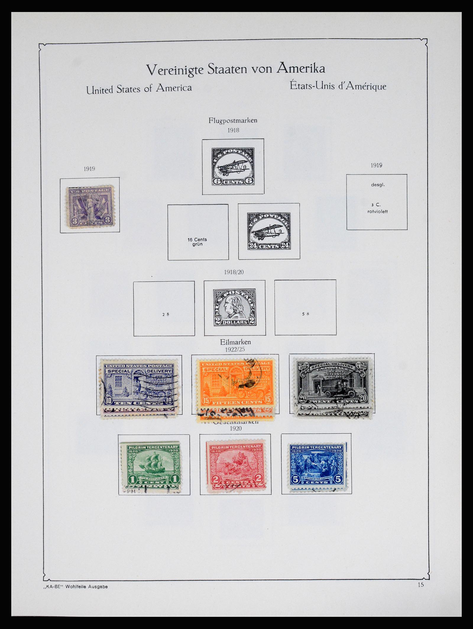 37132 018 - Postzegelverzameling 37132 USA 1851-1990.