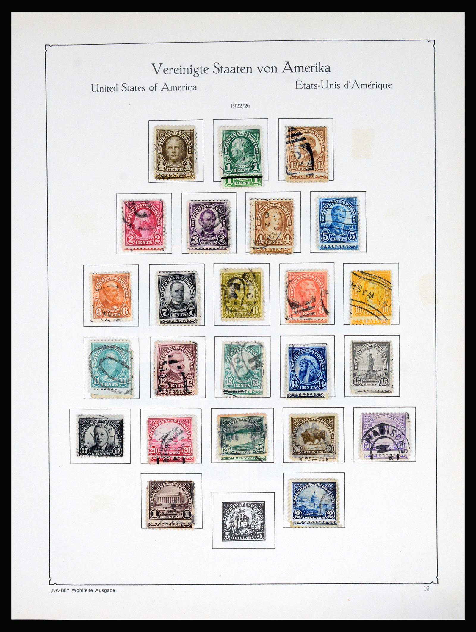 37132 019 - Postzegelverzameling 37132 USA 1851-1990.