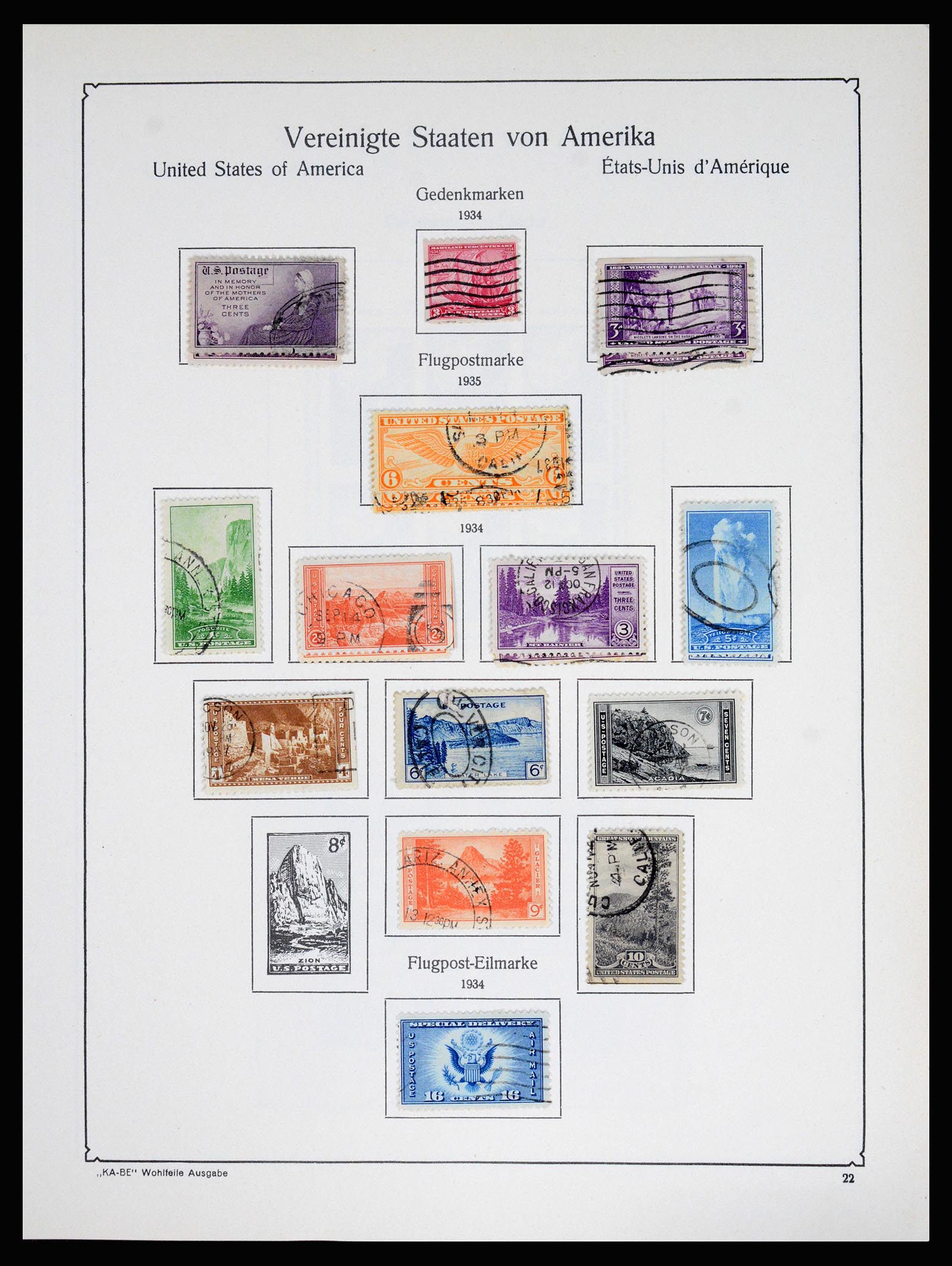 37132 028 - Postzegelverzameling 37132 USA 1851-1990.